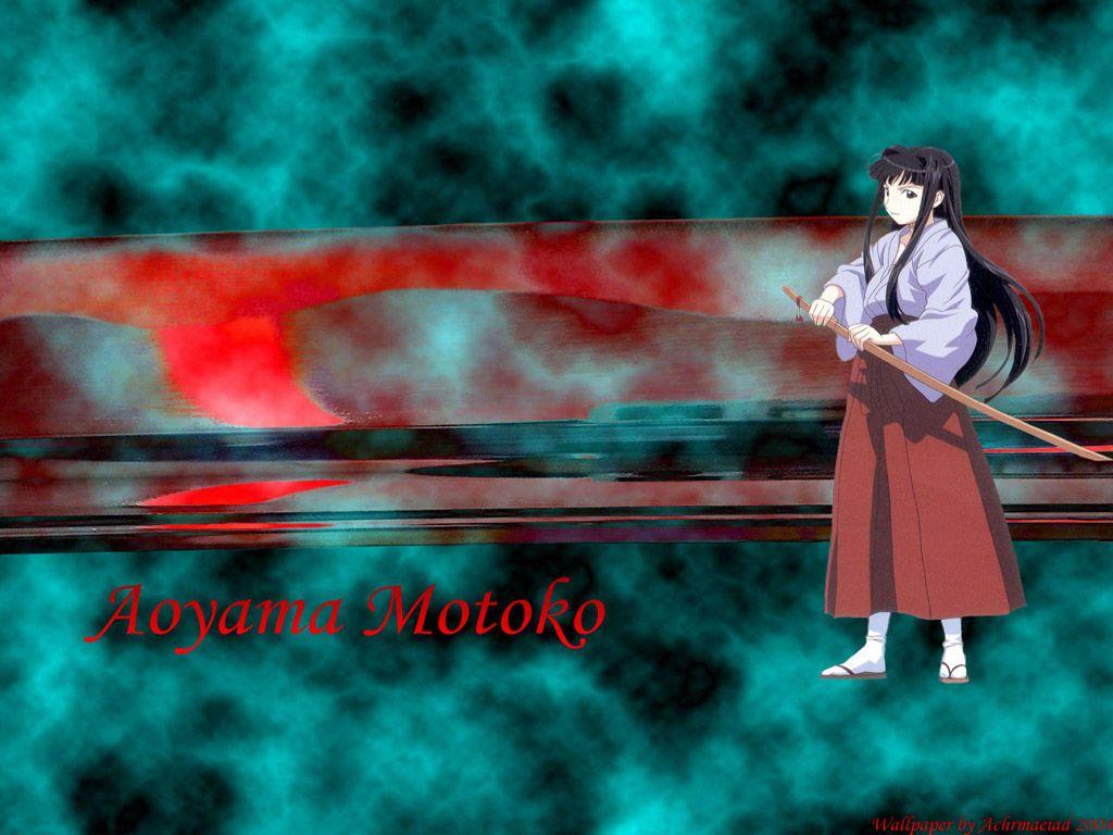 1024x768 Love Hina Wallpaper: Motoko