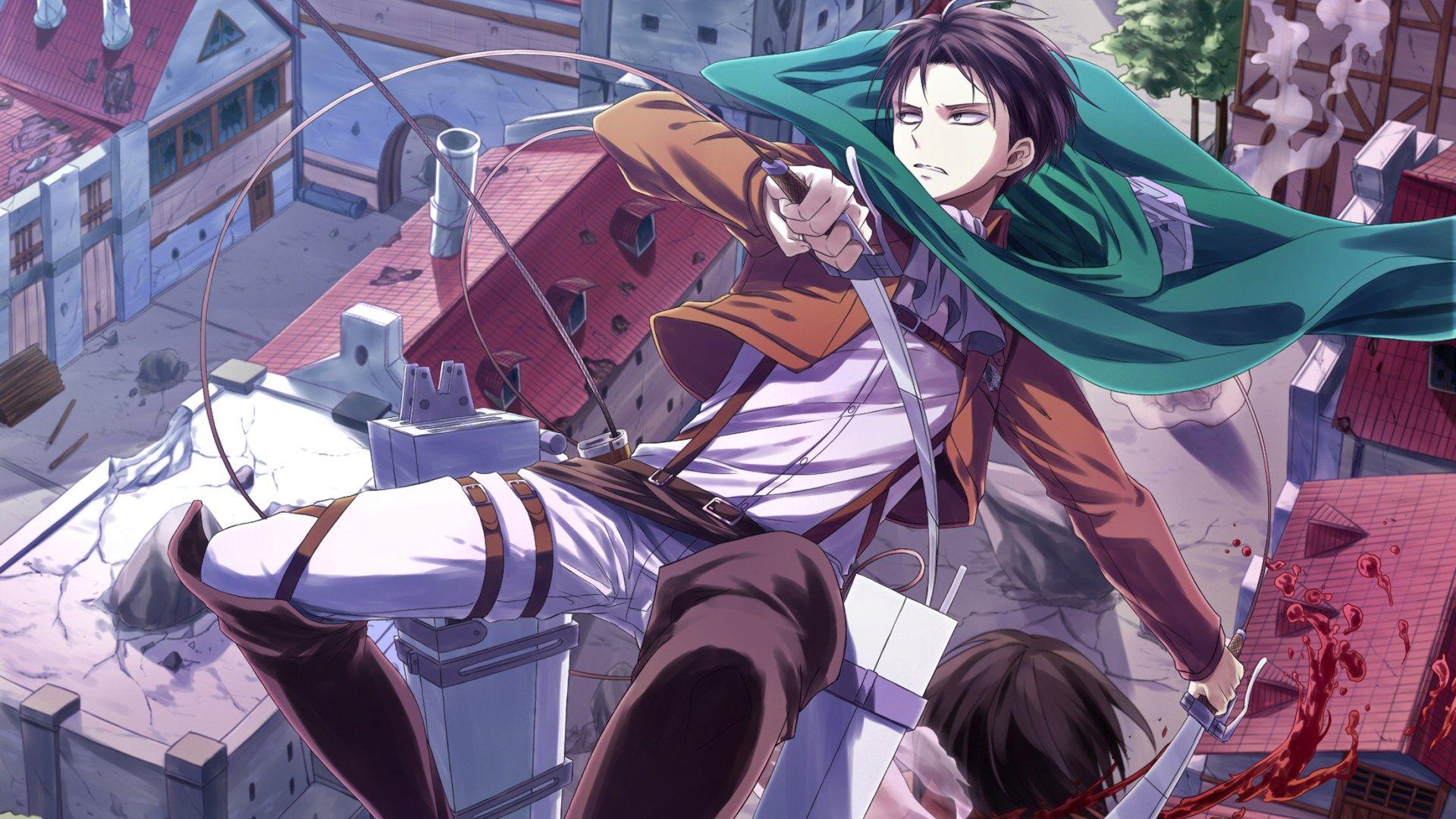 1920x1080 Attack on Titan, Levi Ackerman, Shingeki no Kyojin HD Wallpaper & Background • 21741 • Wallur