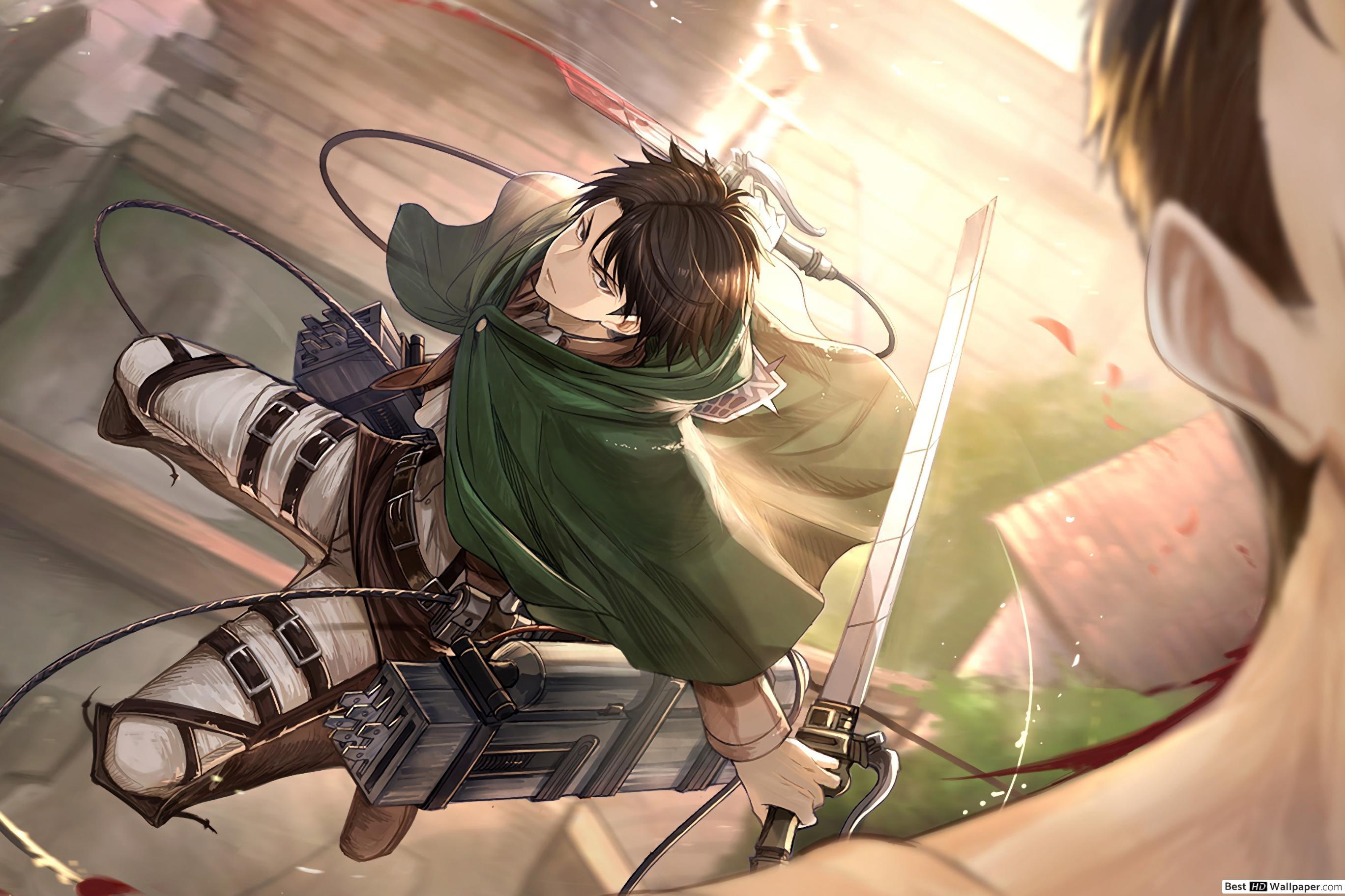 2736x1824 Attack on Titan, Levi Ackerman for the kill HD wallpaper download