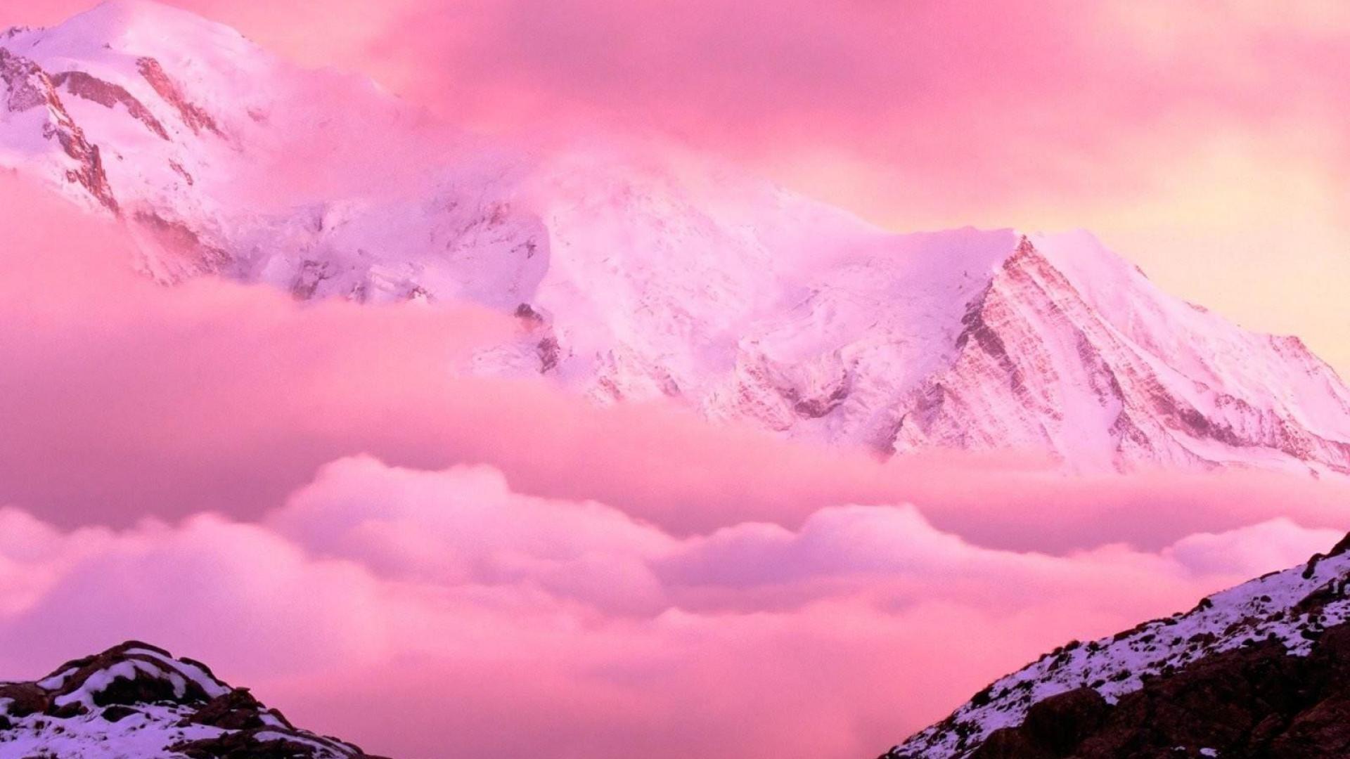 1920x1080 Aesthetic Pink Horizontal Wallpaper
