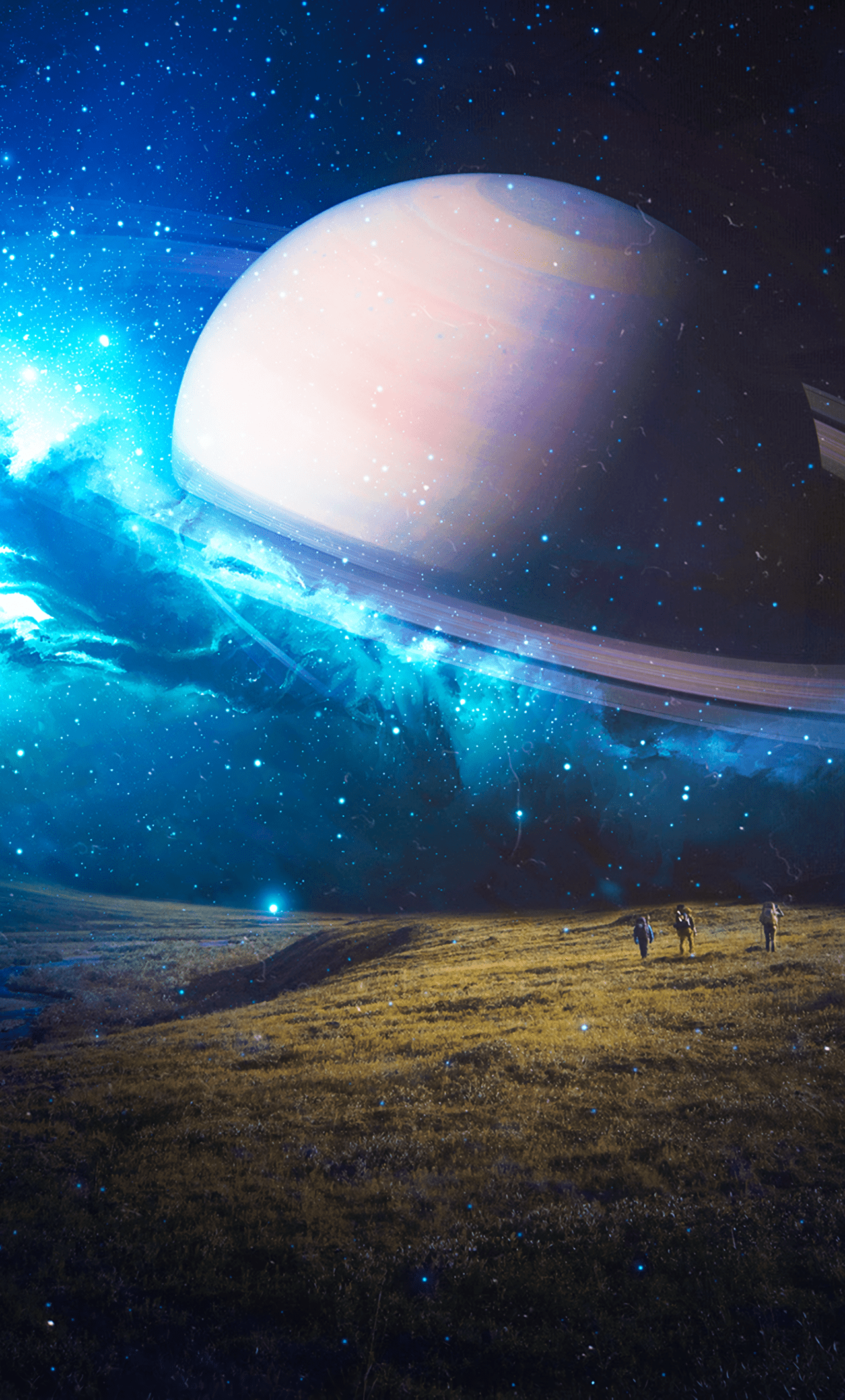 1280x2120 Download 1280x2120 wallpaper fantasy, art, space, planet, stars, landscape, iphone 6 plus, 1280x2120 HD image, background, 24356