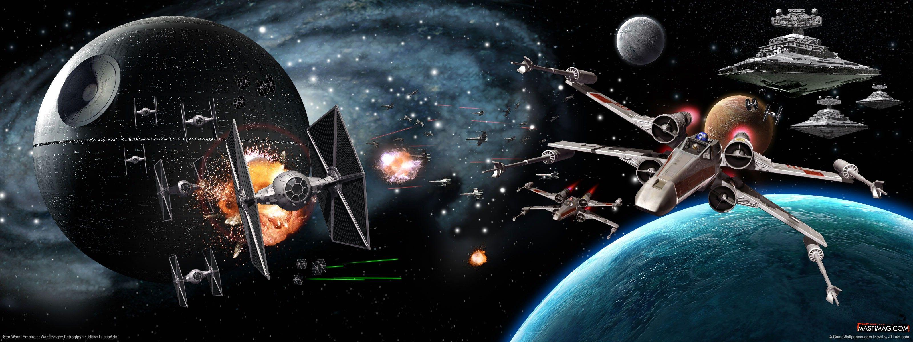 3200x1200 Star Wars Background Wallpaper