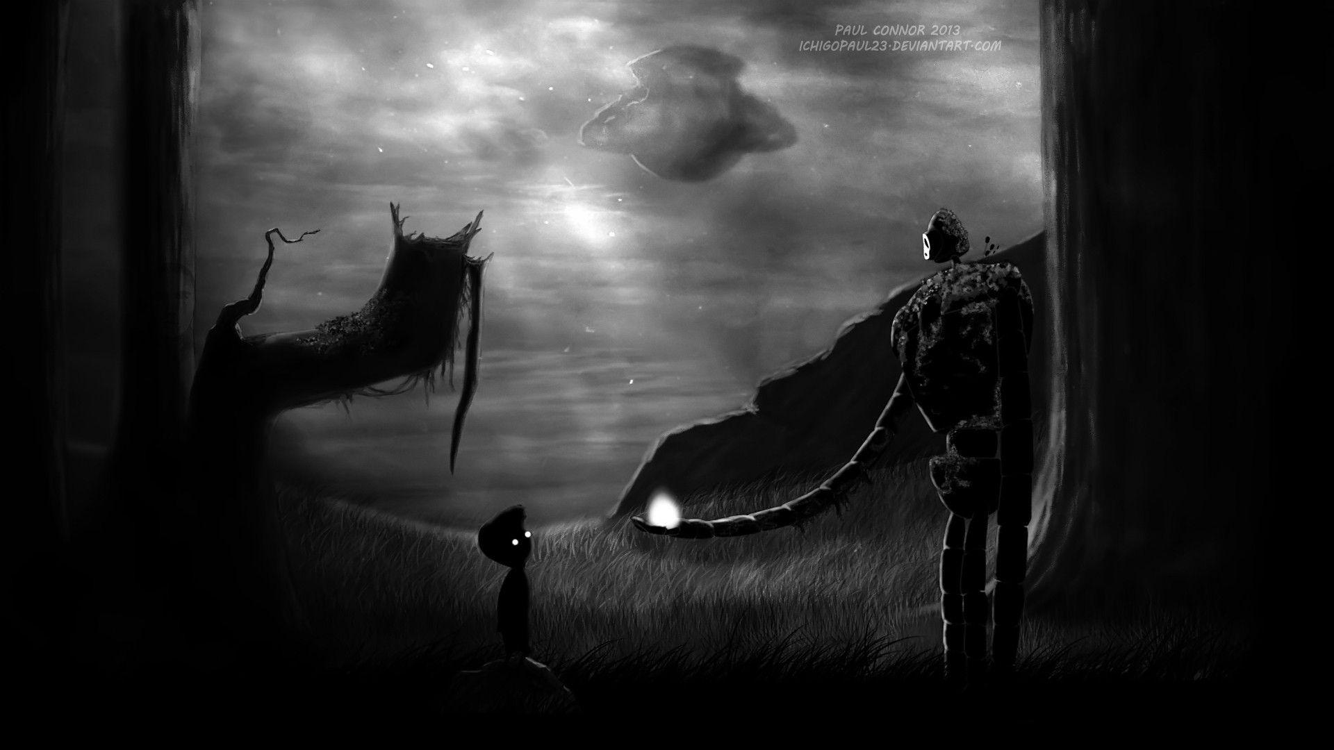 1920x1080 Collection of Limbo Inspired Studio Ghibli wallpaper