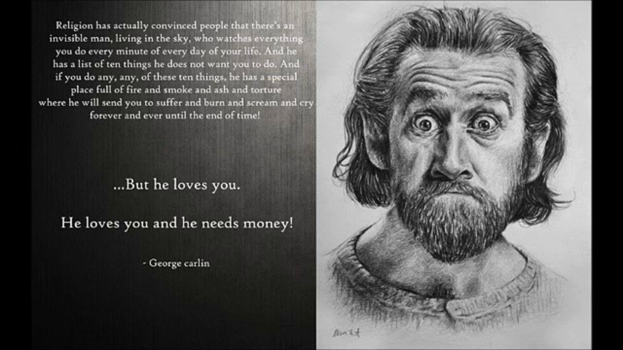 1280x720 George Carlin Wallpaper