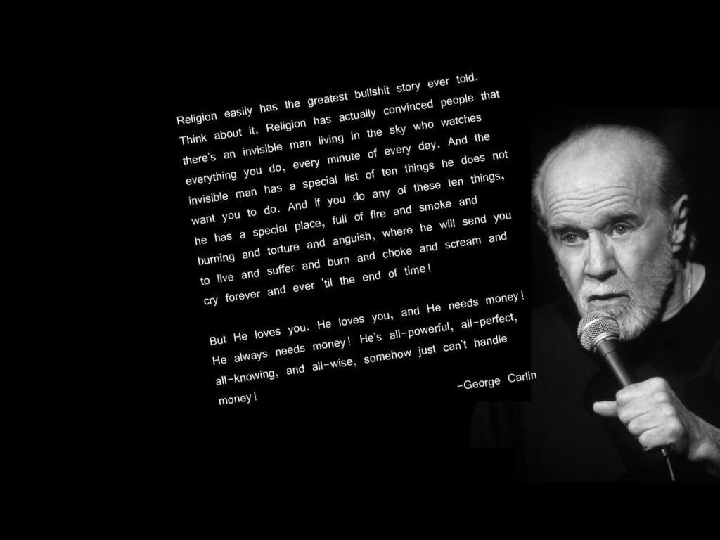 1024x768 George Carlin wallpaperx768