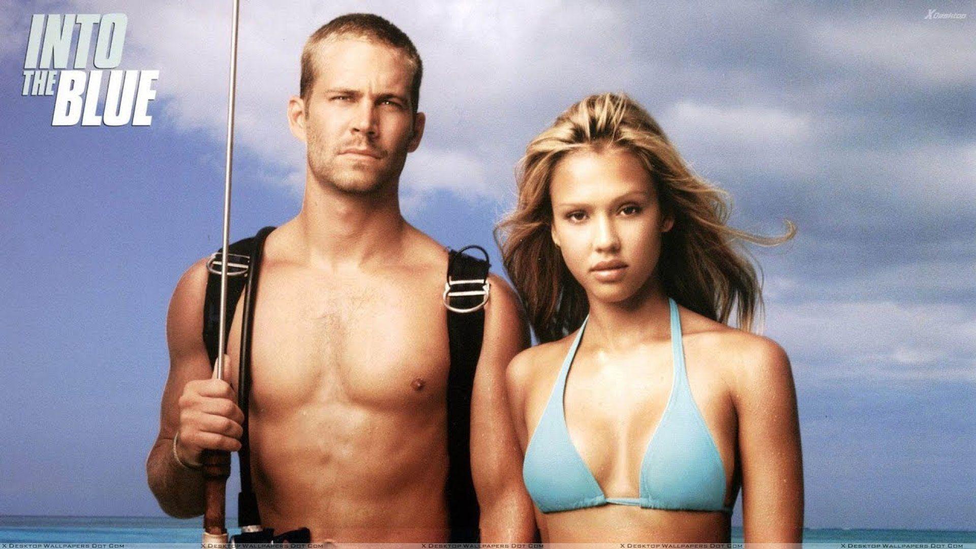 1920x1080 Into the Blue Movie (2005) Paul Walker, Jessica Alba