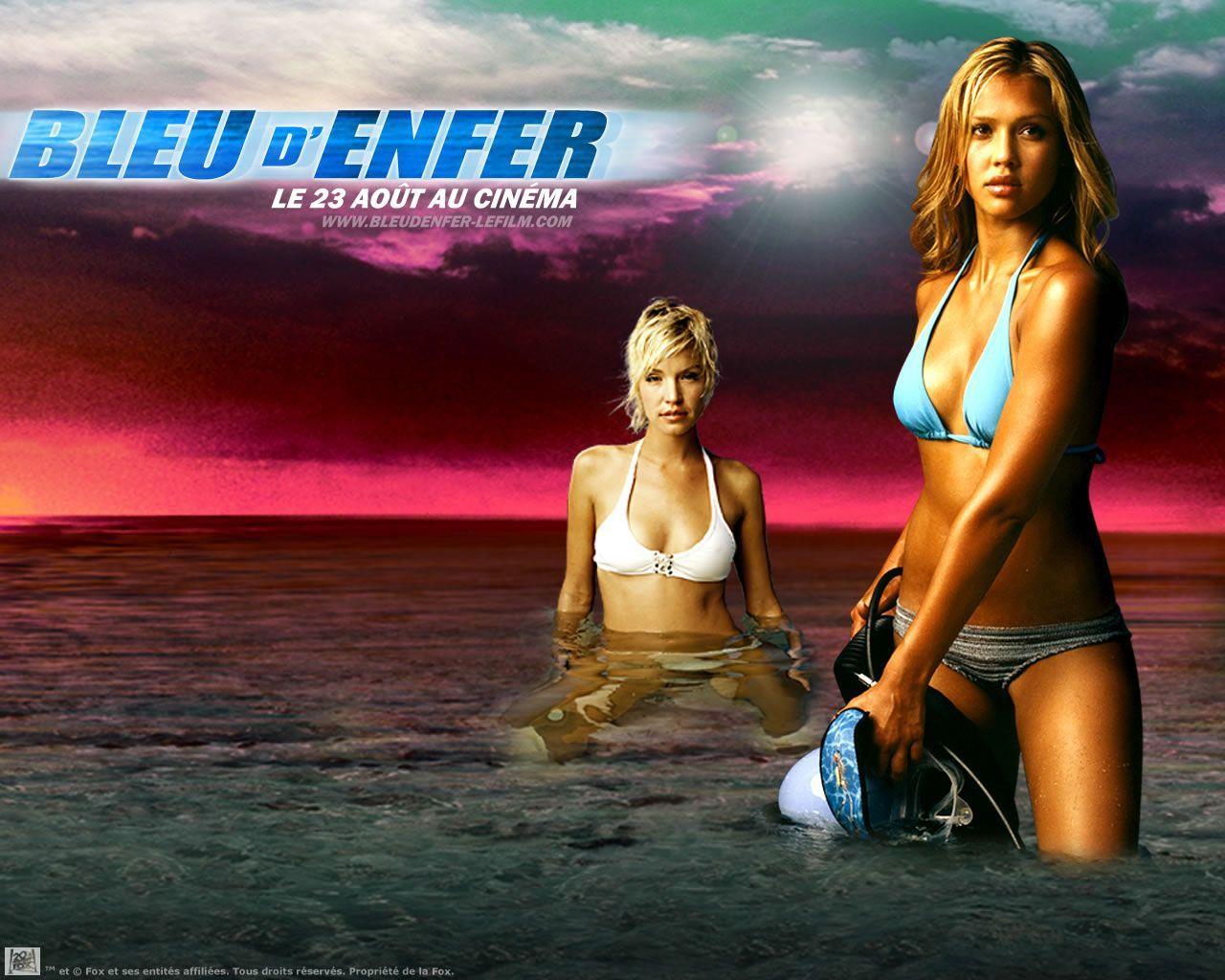 1280x1024 Wallpaper 2979 10 Into The (1280×1024). Blue, Jessica Alba, Swimwear