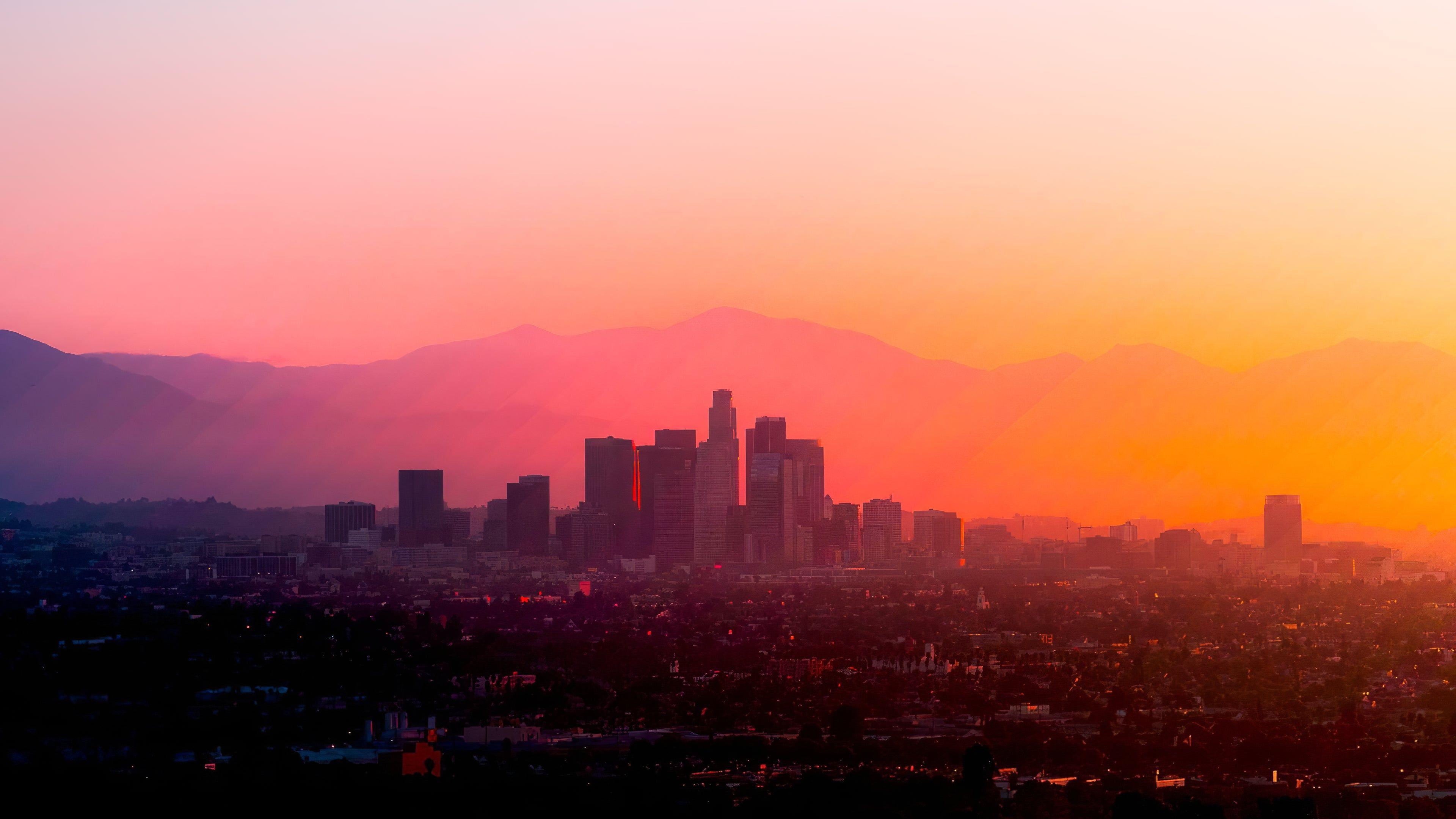 3840x2160 Los Angeles 4K wallpaper. Desktop background image, Los angeles wallpaper, Aesthetic picture