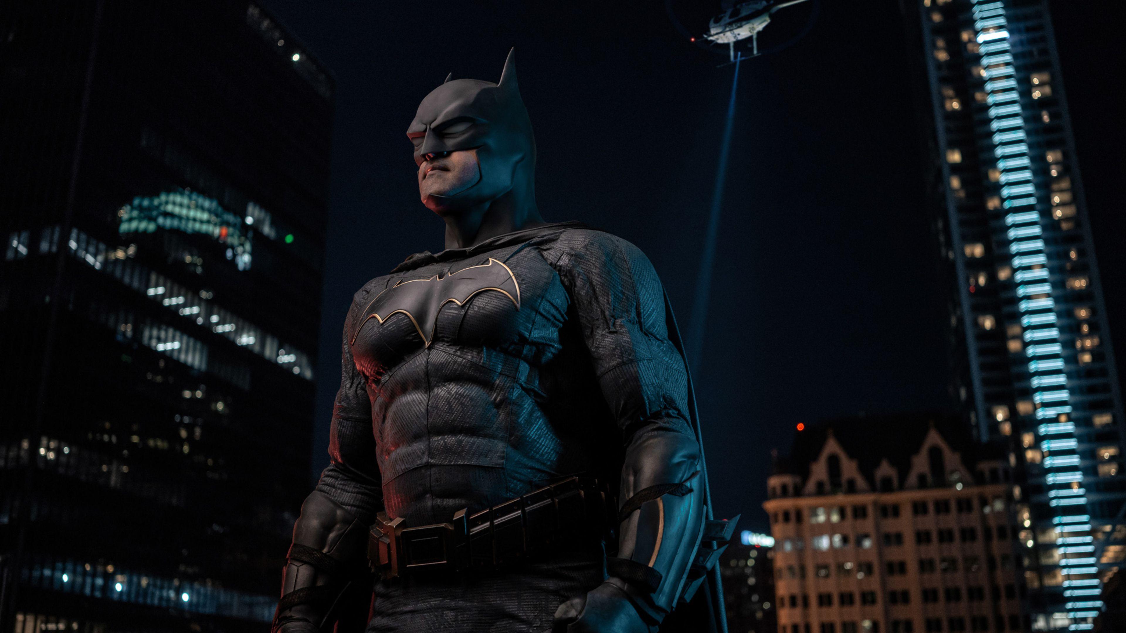 3840x2160 Batman Downtown Los Angeles 4k HD 4k Wallpaper, Image, Background, Photo and Picture