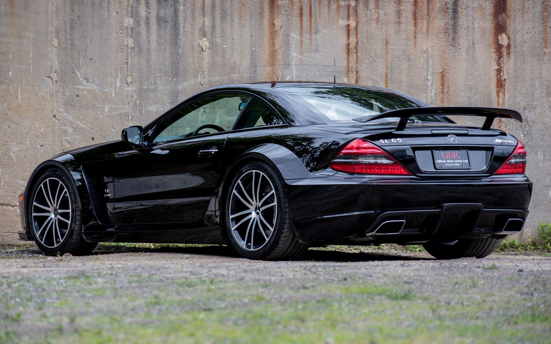 Elegantes Mercedes Sl 65 Amg Black Series Bildnull