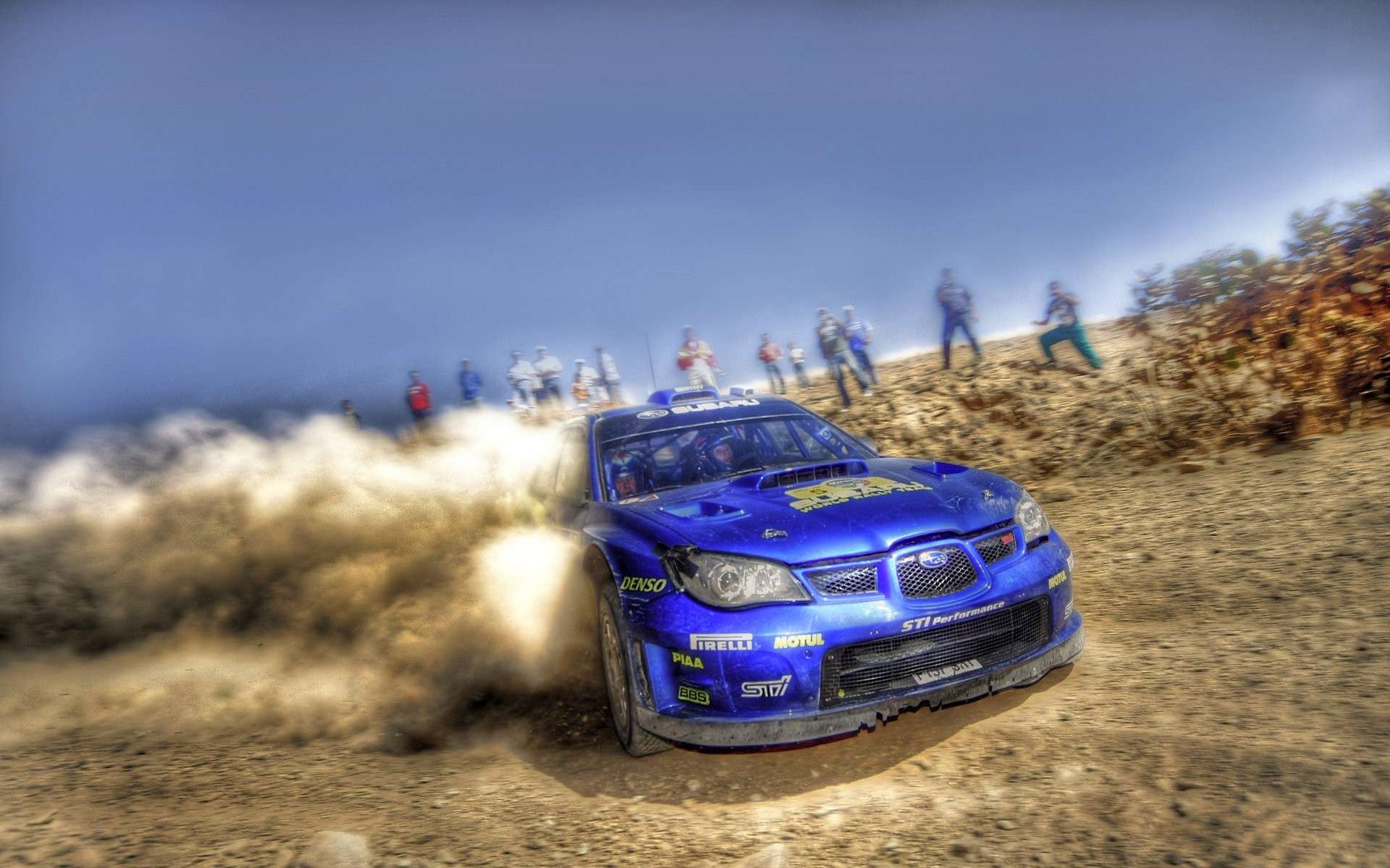 1920x1200 Subaru Rally Car Wallpaper