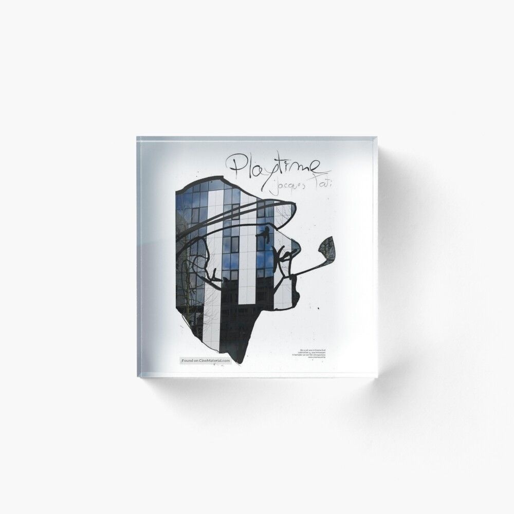1000x1000 Playtime by Jacques Tati Movie Poster Sticker