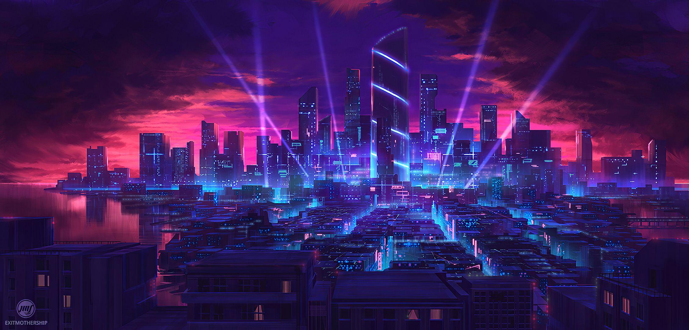 2257x1080 Wallpaper Of Art, Building, City, Skyscraper Background