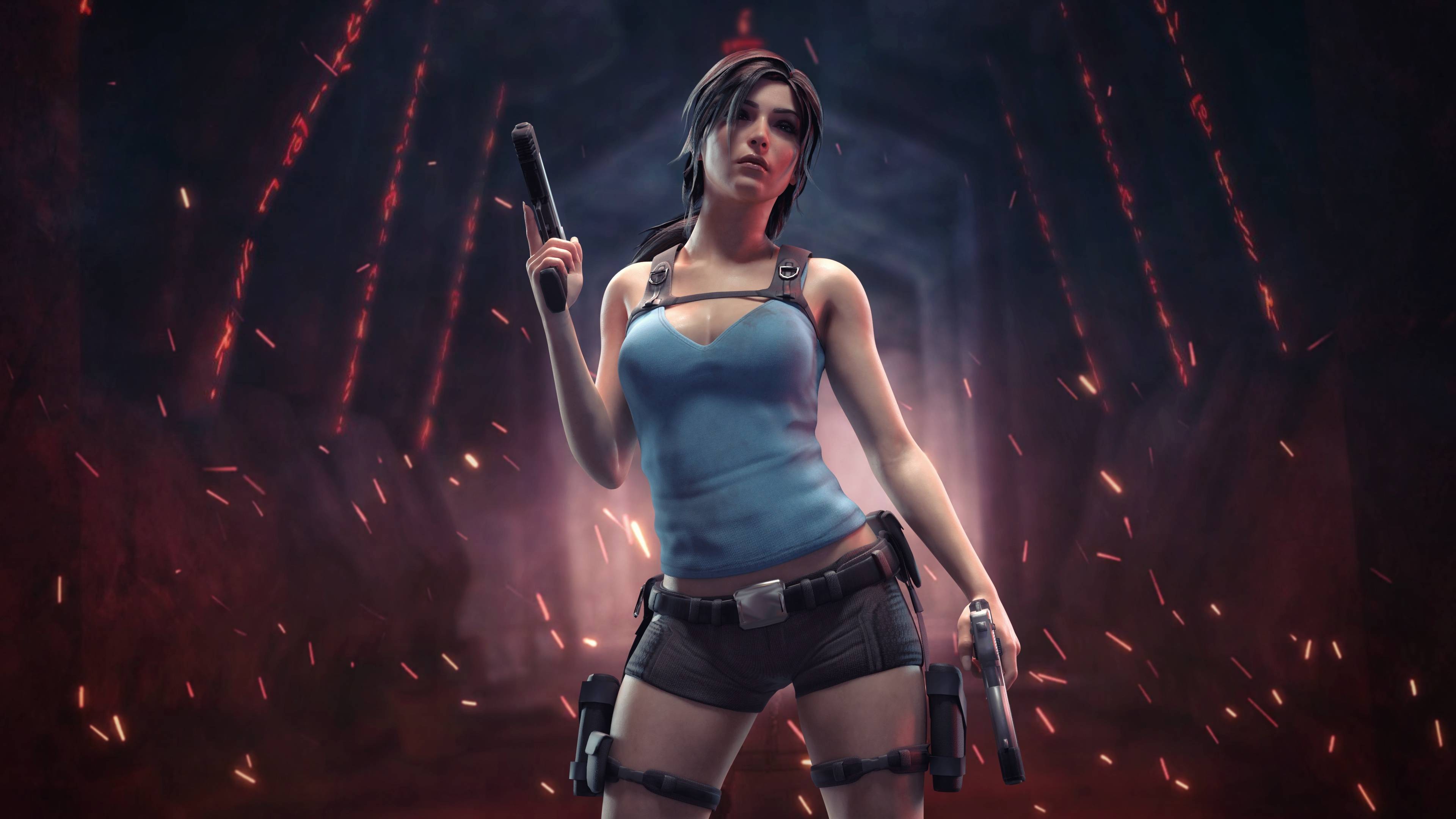 3840x2160 Lara Croft Tomb Raider Portrait 4K Wallpaper, HD Games 4K Wallpaper, Image, Photo and Background