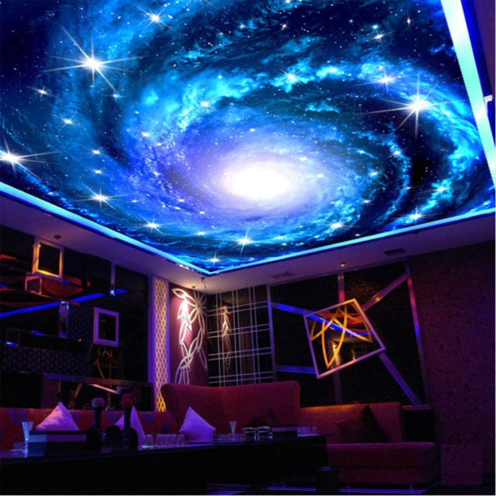 1000x1000 Hwhz Custom 3D Photo Wallpaper Galaxy Star Ceiling Fresco Wall Art Painting Living Room Bedroom Ceiling Mural Wallpaper De Parede 3D 1200X1000Cm