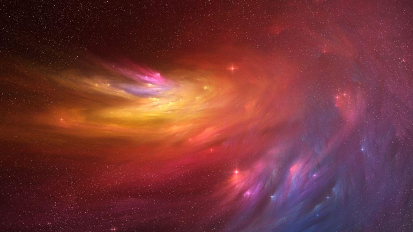 1366x768 Nebula Mac Wallpaper Download
