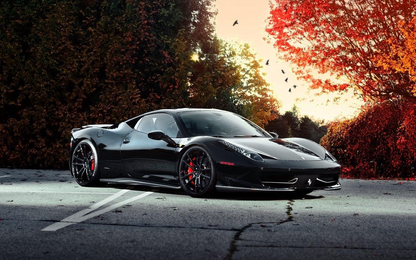 1440x900 Logo Ferrari 458 Wallpaper Background. Ferrari Ferrari 458 italia black, Ferrari 458 italia