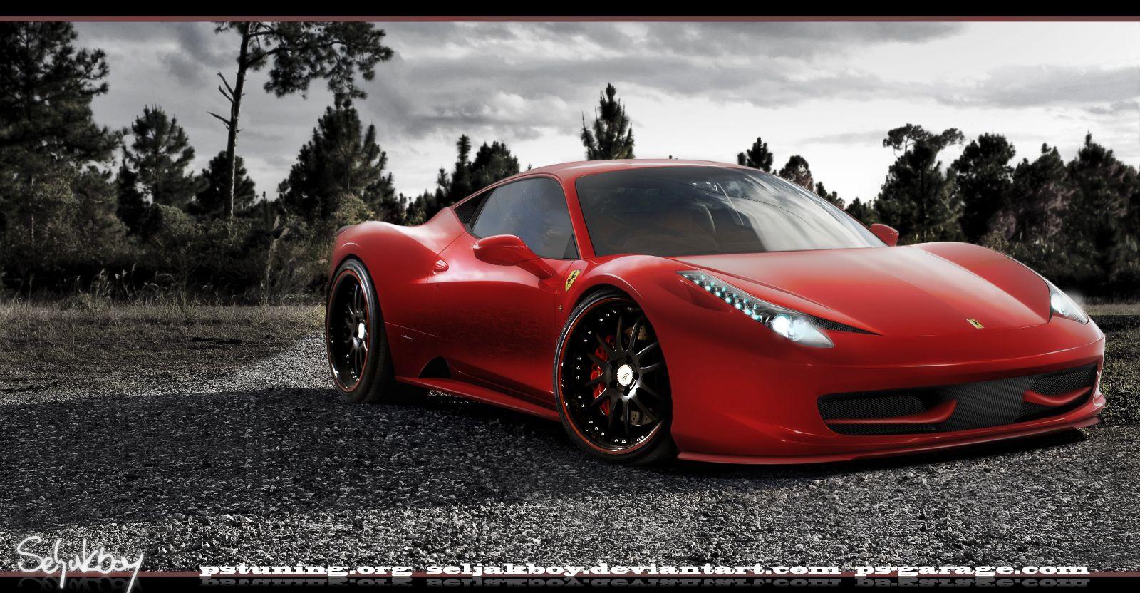 1600x832 Gold And Black Ferrari Wallpaper 4 Desktop Wallpaper Ferrari 458 Italia