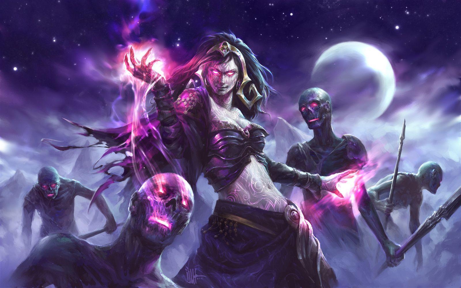 1600x1000 Necromancy, Isuardi Therianto. Mtg art, Dark fantasy art, Character art
