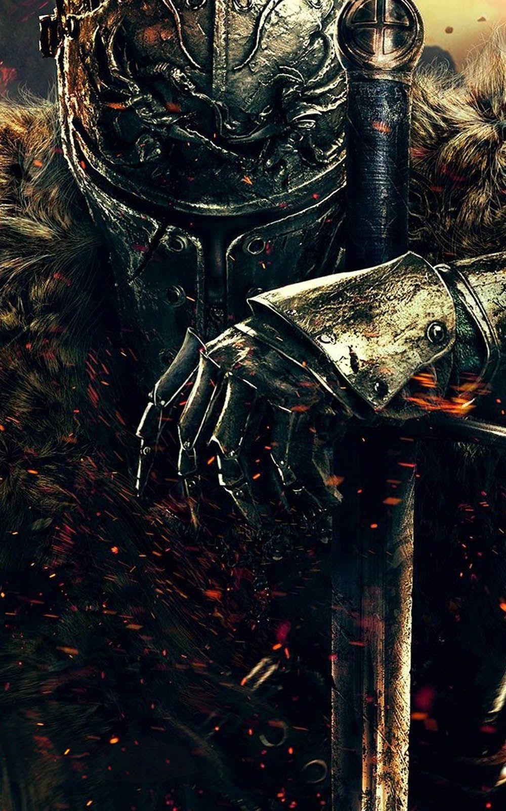 1000x1600 Dark Souls 2 Warrior Knight 4K Ultra HD Mobile Wallpaper