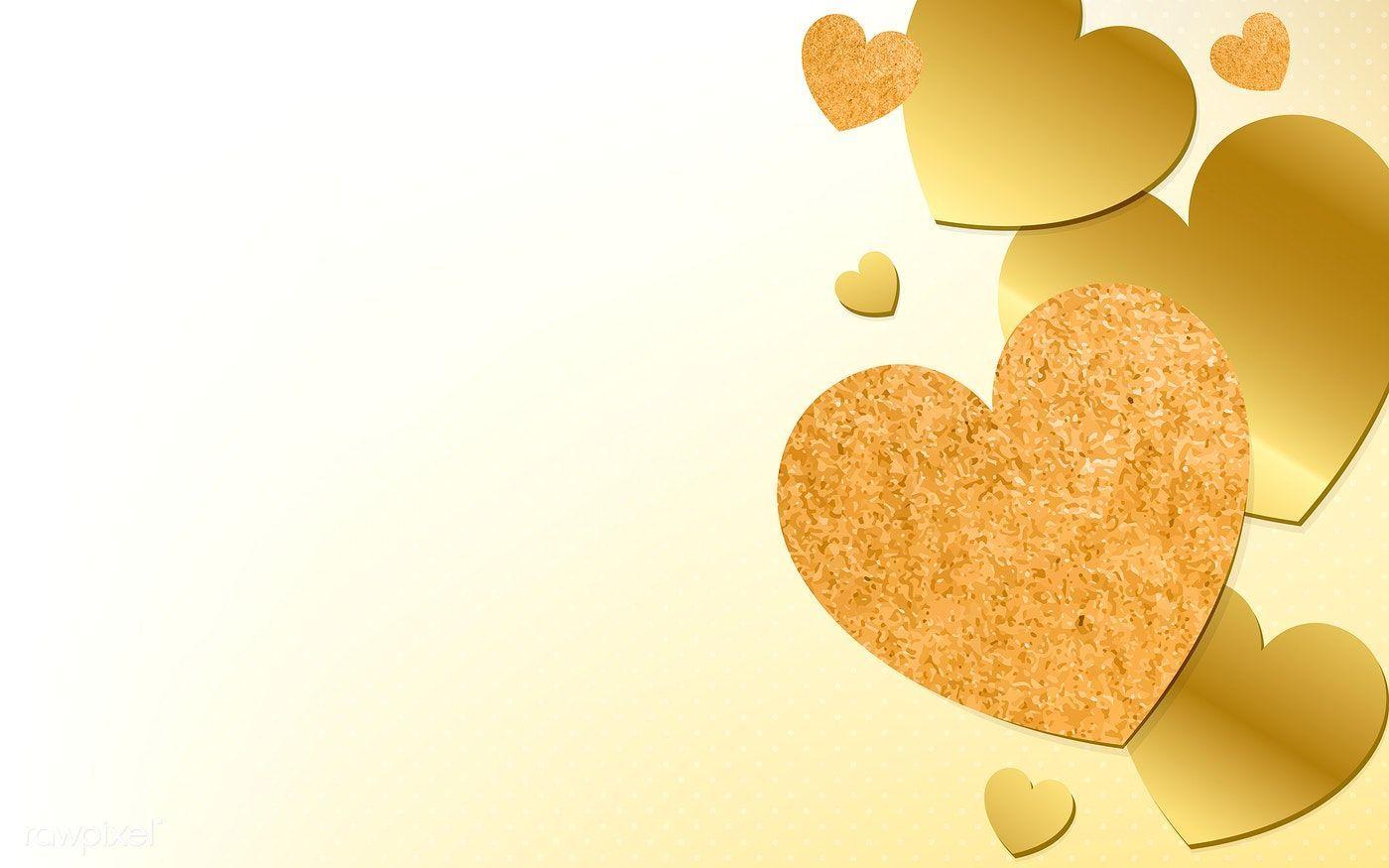 Golden Heart Wallpapers Top Free Golden Heart Backgrounds Wallpaperaccess