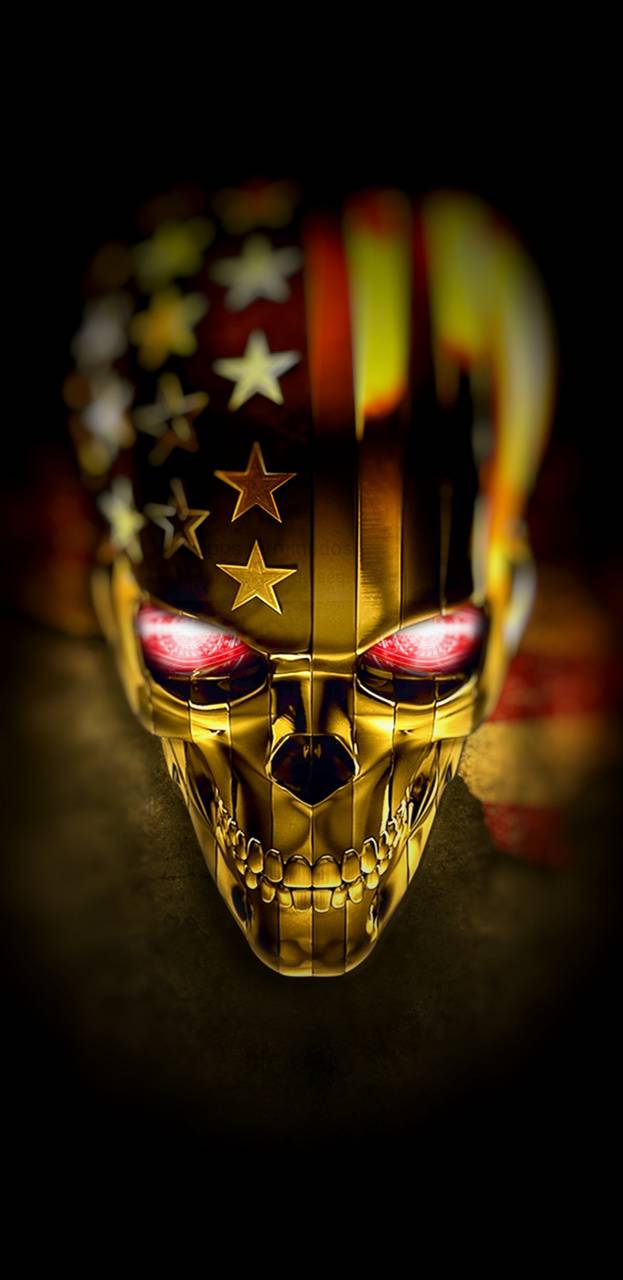 Golden Skull Wallpapers - Top Free Golden Skull Backgrounds