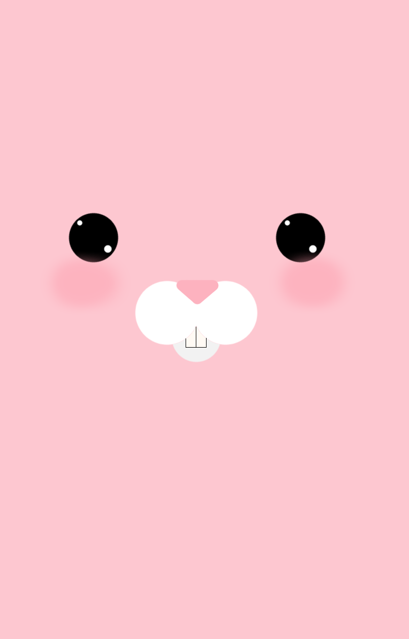 800x1250 Pink Bunny Wallpaper