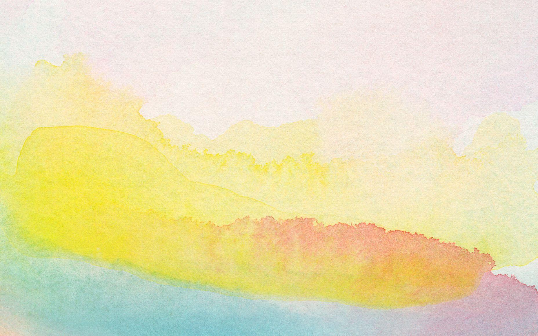 1856x1161 Desktop Watercolour Yellow Background