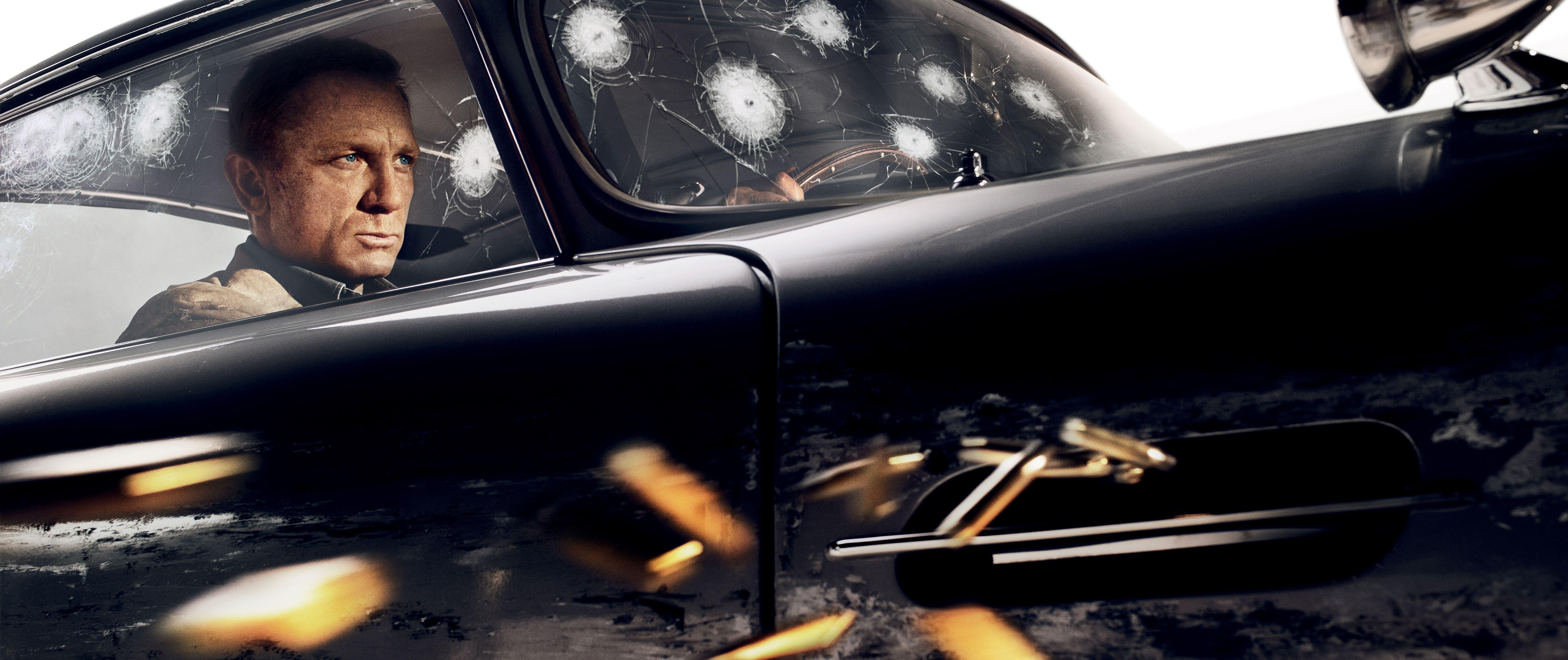 7125x3000 No Time to Die 4K Wallpaper, Daniel Craig, 2020 Movies, 5K, 8K, Movies