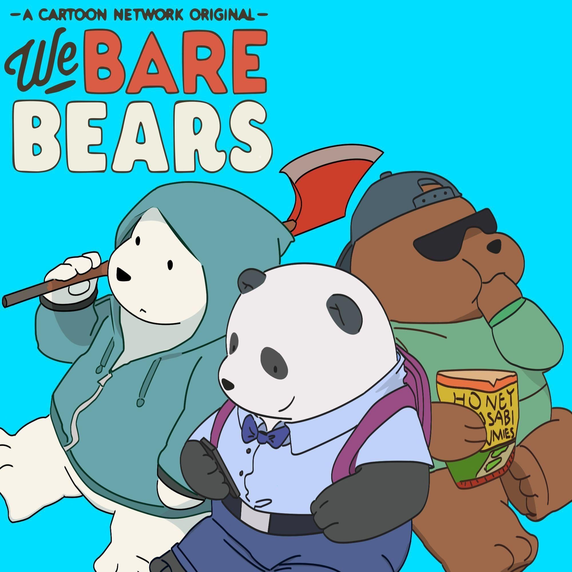 2000x2000 We Bare Bears Laptop Background .