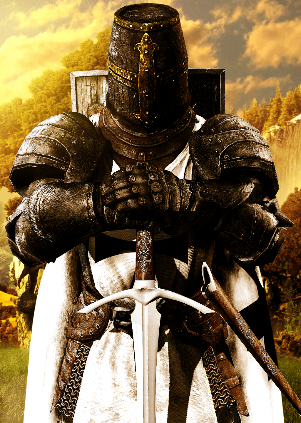 1024x1439 Teutonic Knight Wallpaper