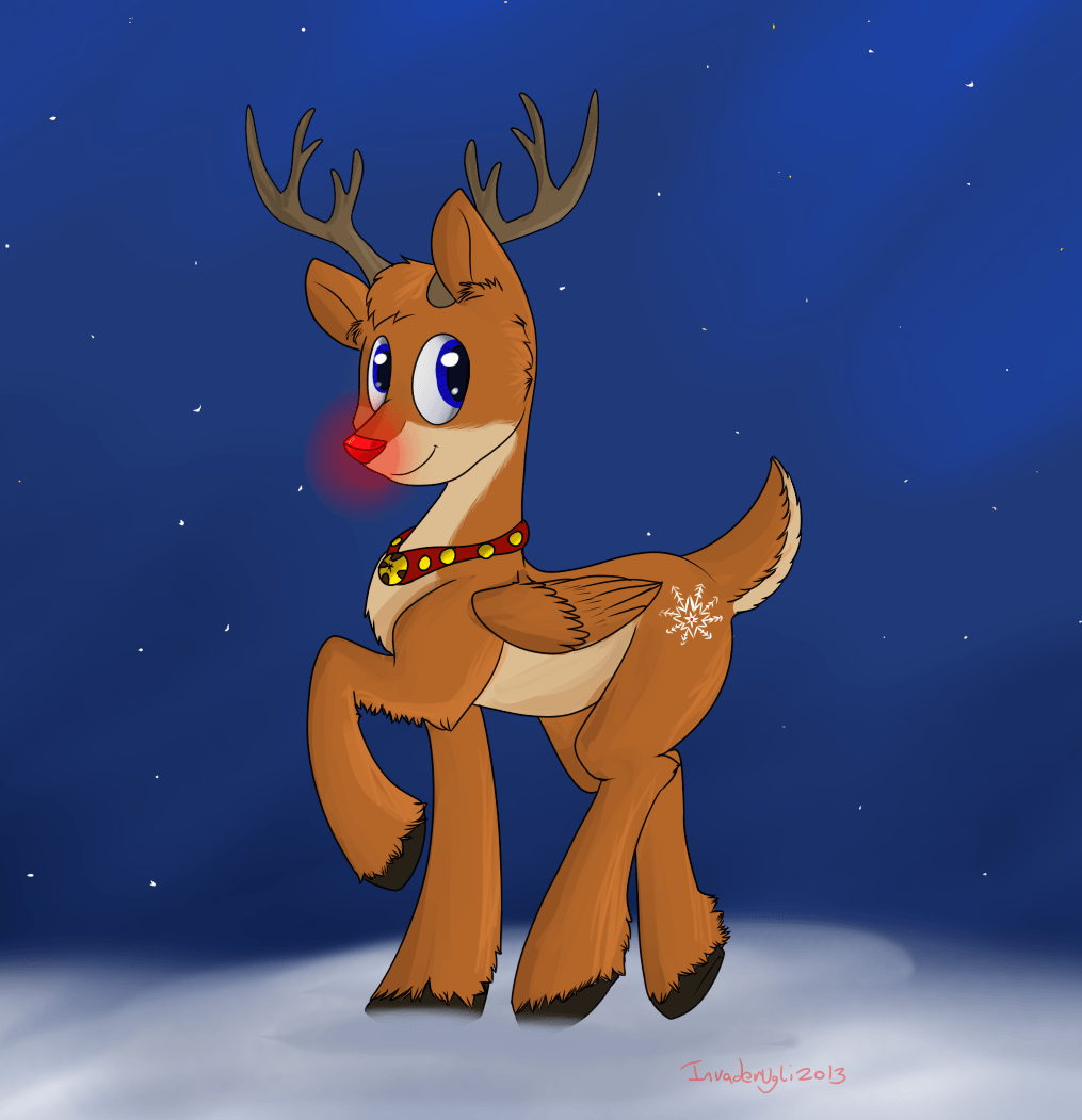 1015x1051 iPhone Christmas Wallpaper Rudolph