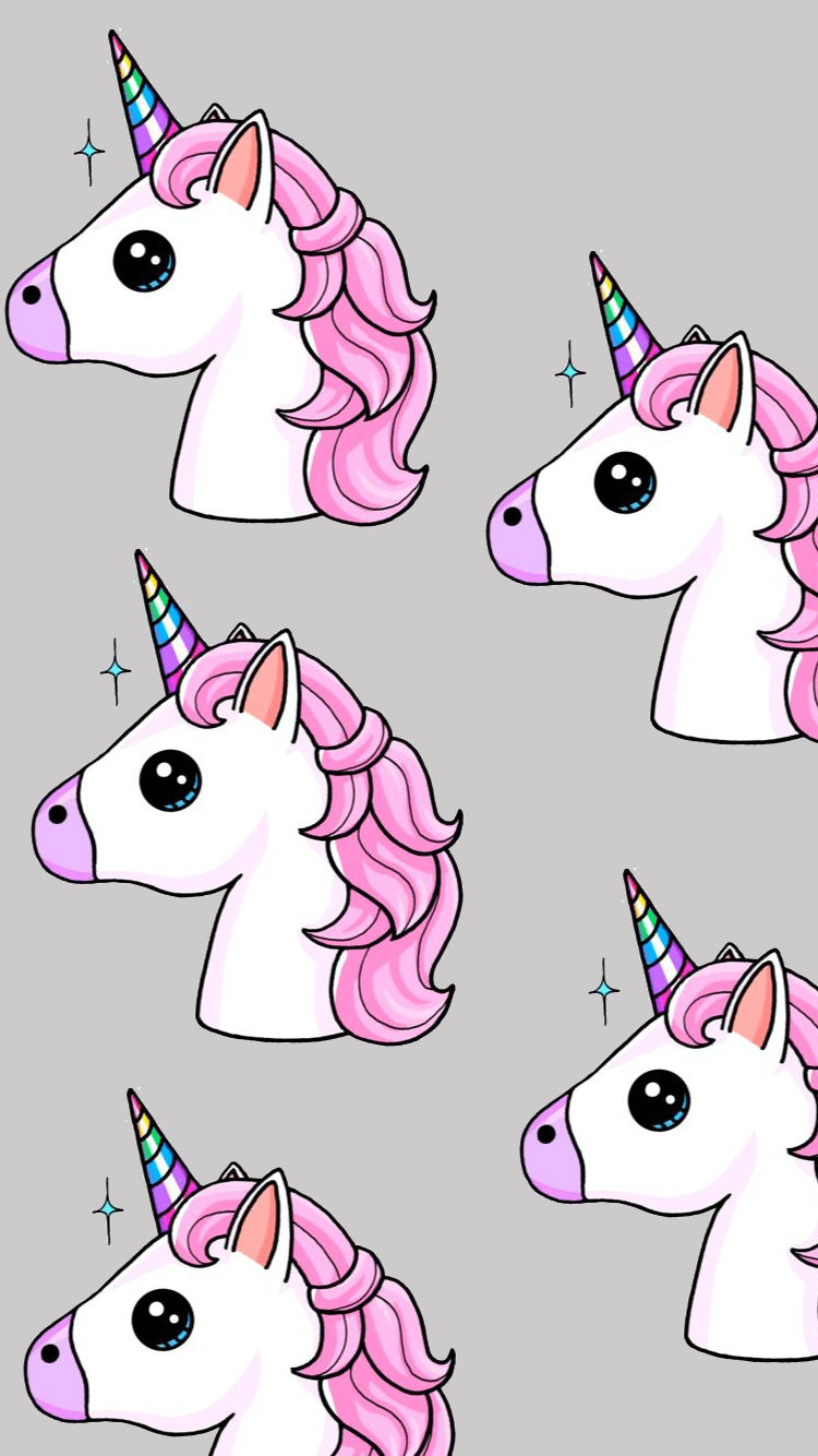 750x1334 Cute Anime Unicorn Wallpaper