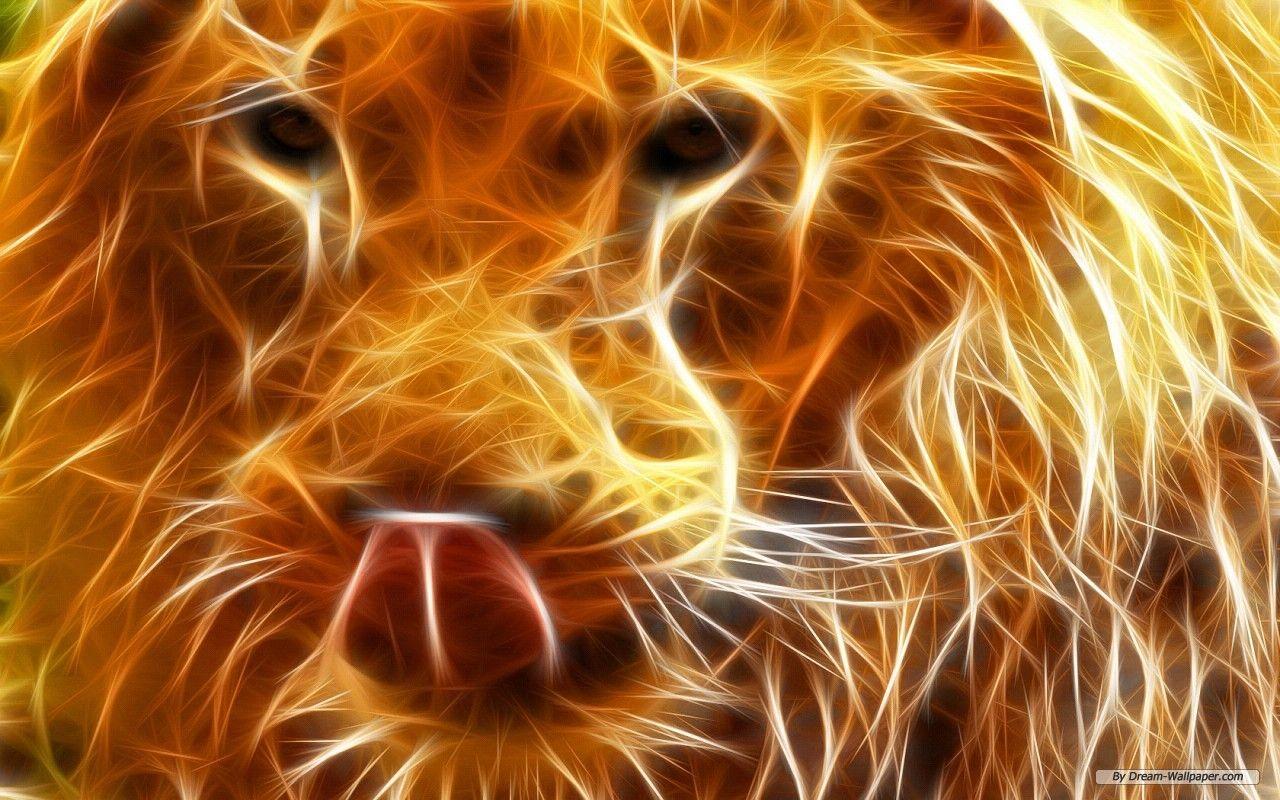 1280x800 3D Wallpaper Animal 002