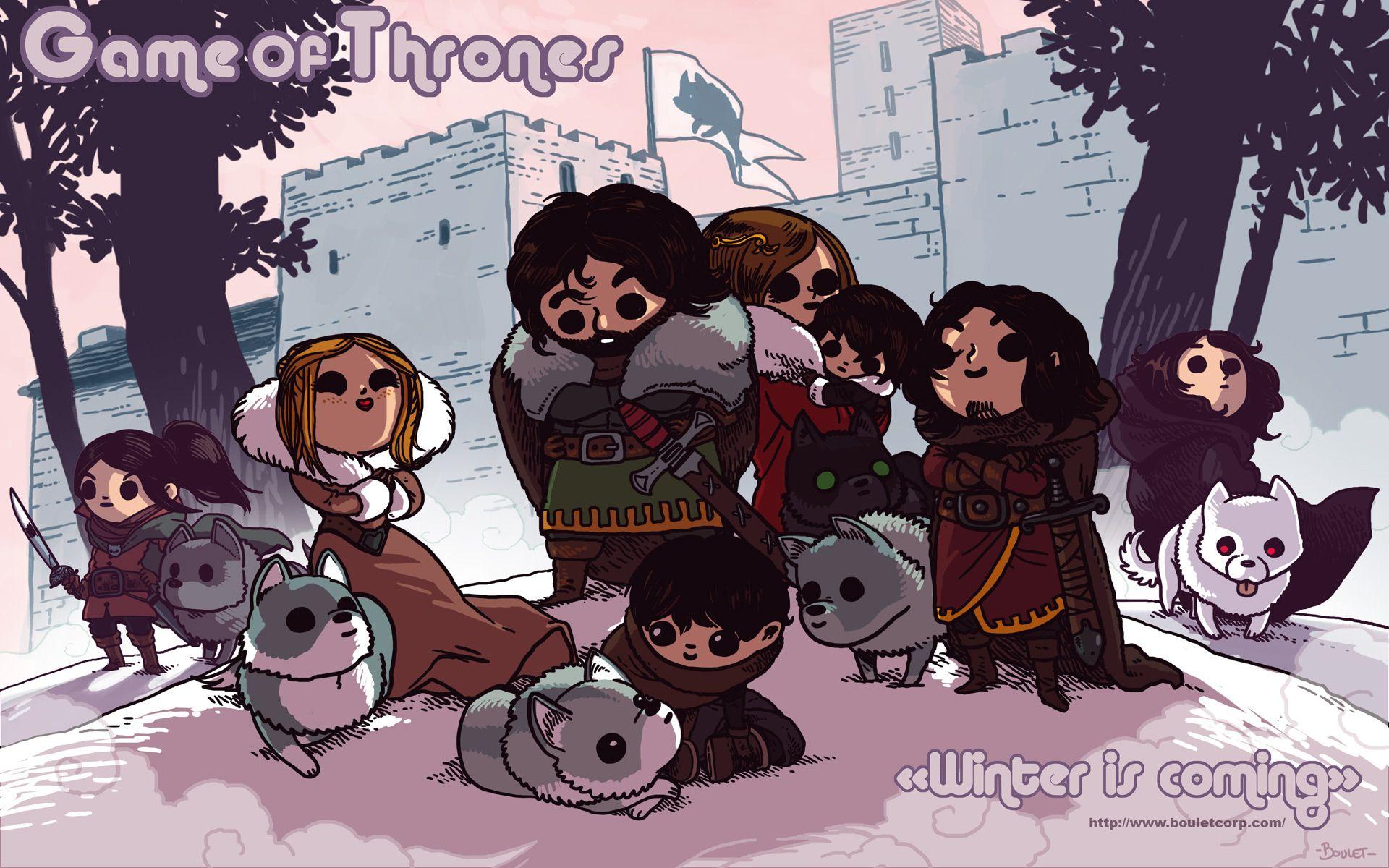 1920x1200 Game Of Thrones Funny Cartoon Wallpaper & Background Download