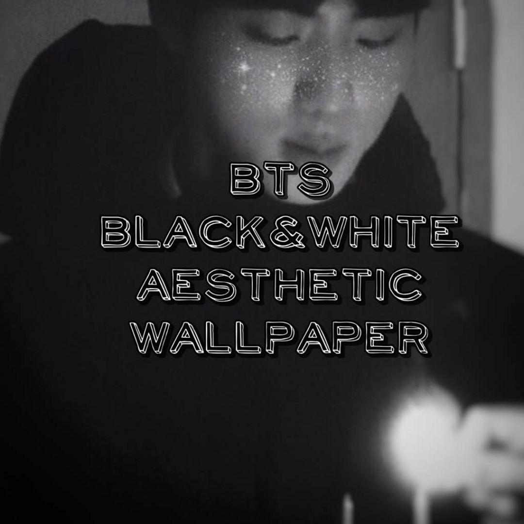 1080x1080 BTS Black Aesthetic Wallpaper