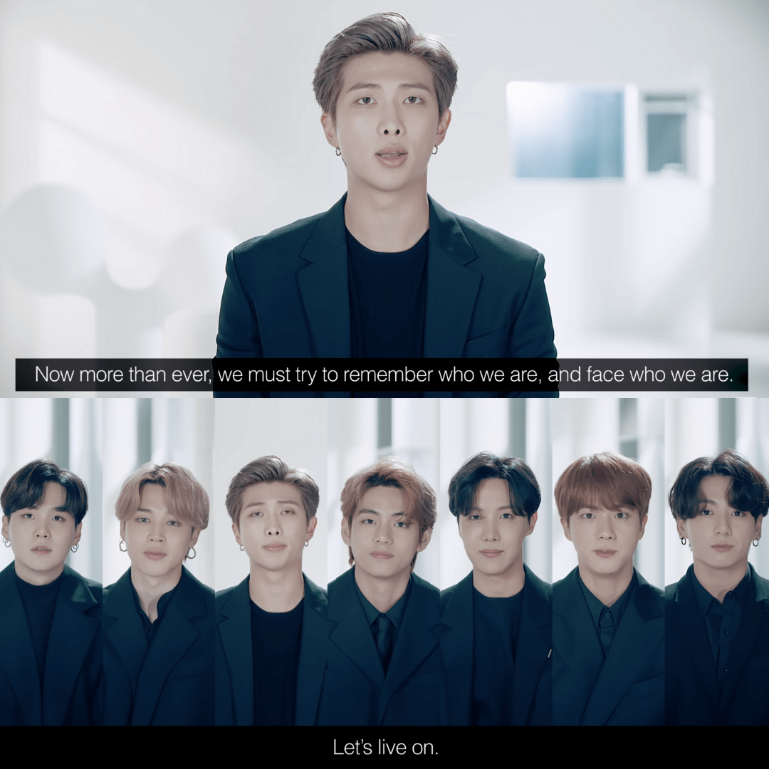 1080x1080 RM BTS Life Goes On Wallpaper