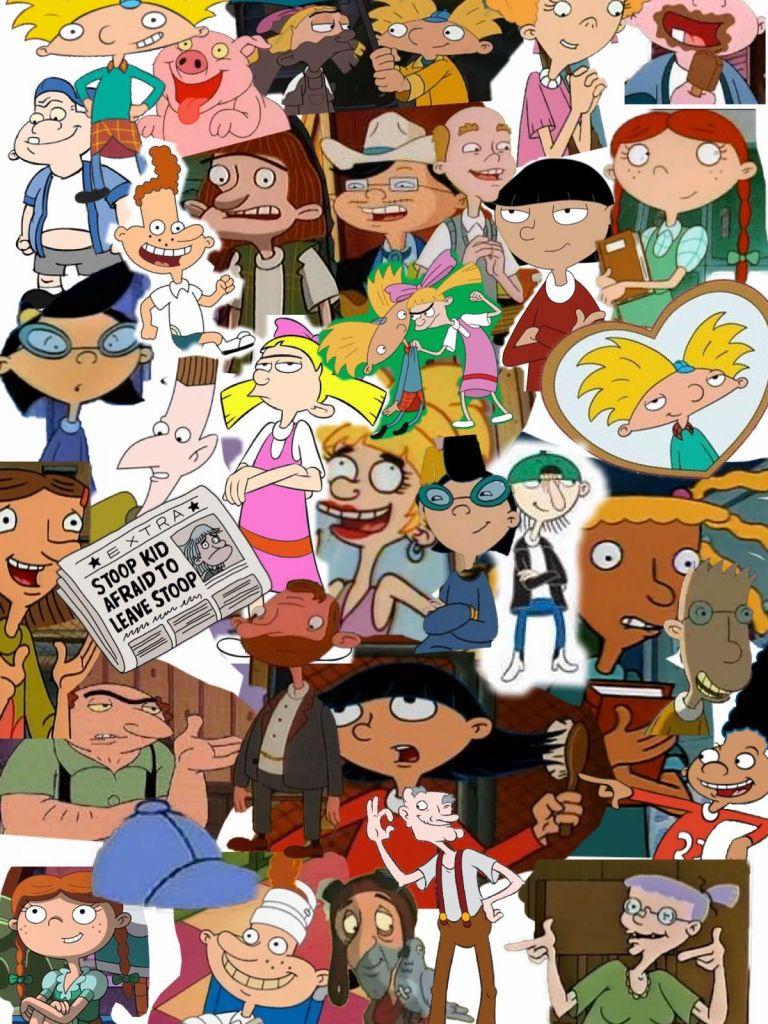 768x1024 Free download Hey Arnold 90s wallpaper collage Hey Arnold 90s Cartoon [1200x1800] for your Desktop, Mobile & Tablet. Explore Hey Arnold! Wallpaper. Hey Arnold! Wallpaper, Hey Arnold Wallpaper, Arnold Wallpaper