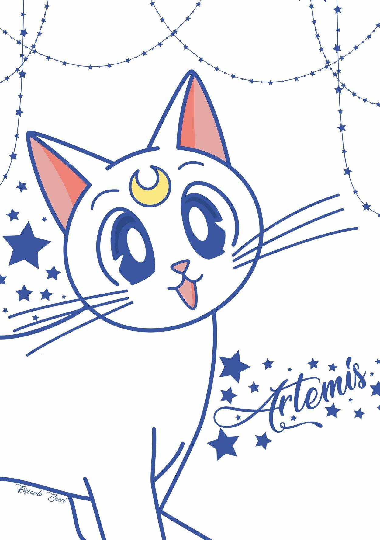 Sailor Moon Artemis Wallpapers - Top Free Sailor Moon Artemis
