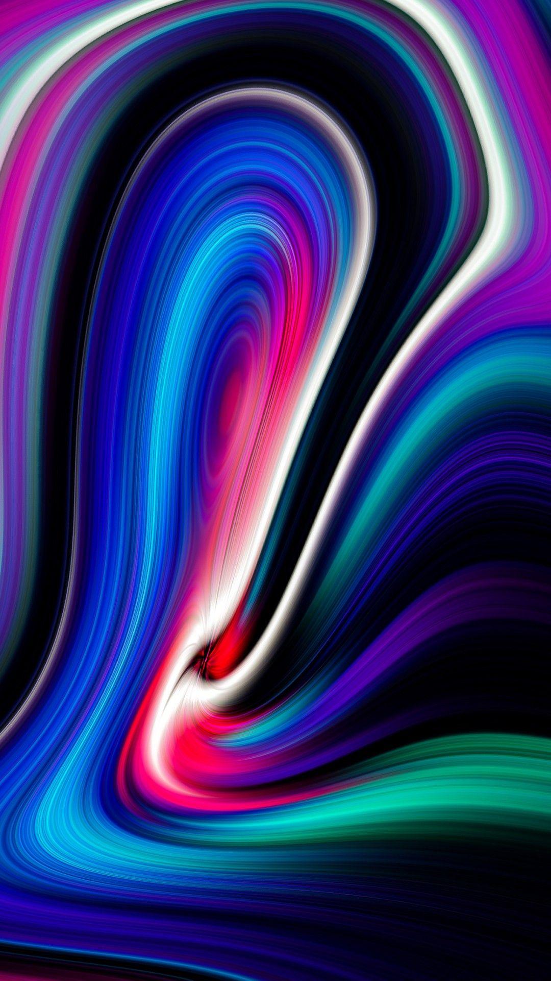 1080x1920 Abstract Swirl Art 4K HD Wallpaper