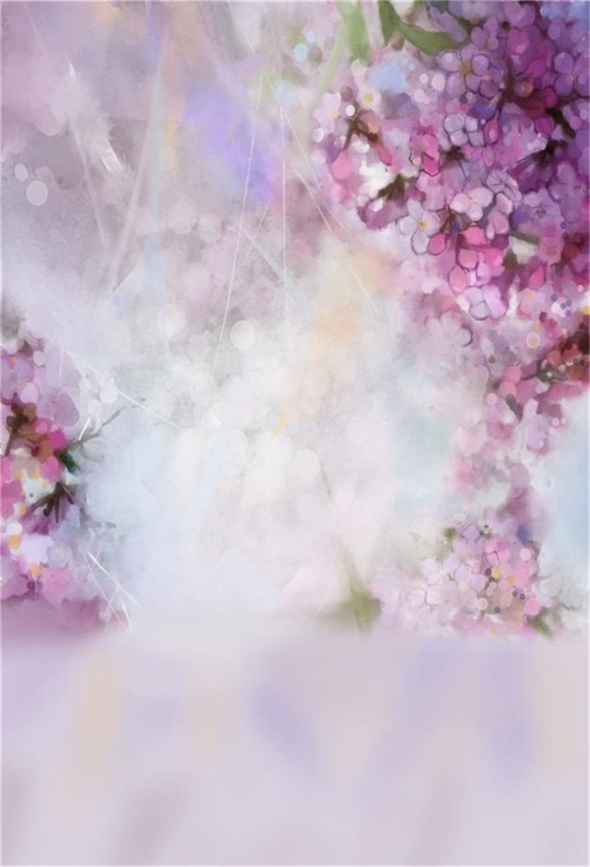 858x1260 Amazon.com : CSFOTO 3x5ft Background for Beautiful Purple Flower Bokeh Photography Backdrop Watercolor Abstract Art Defocused Spring Summer Floral Children Adult Portrait Photo Studio Props Polyester Wallpaper