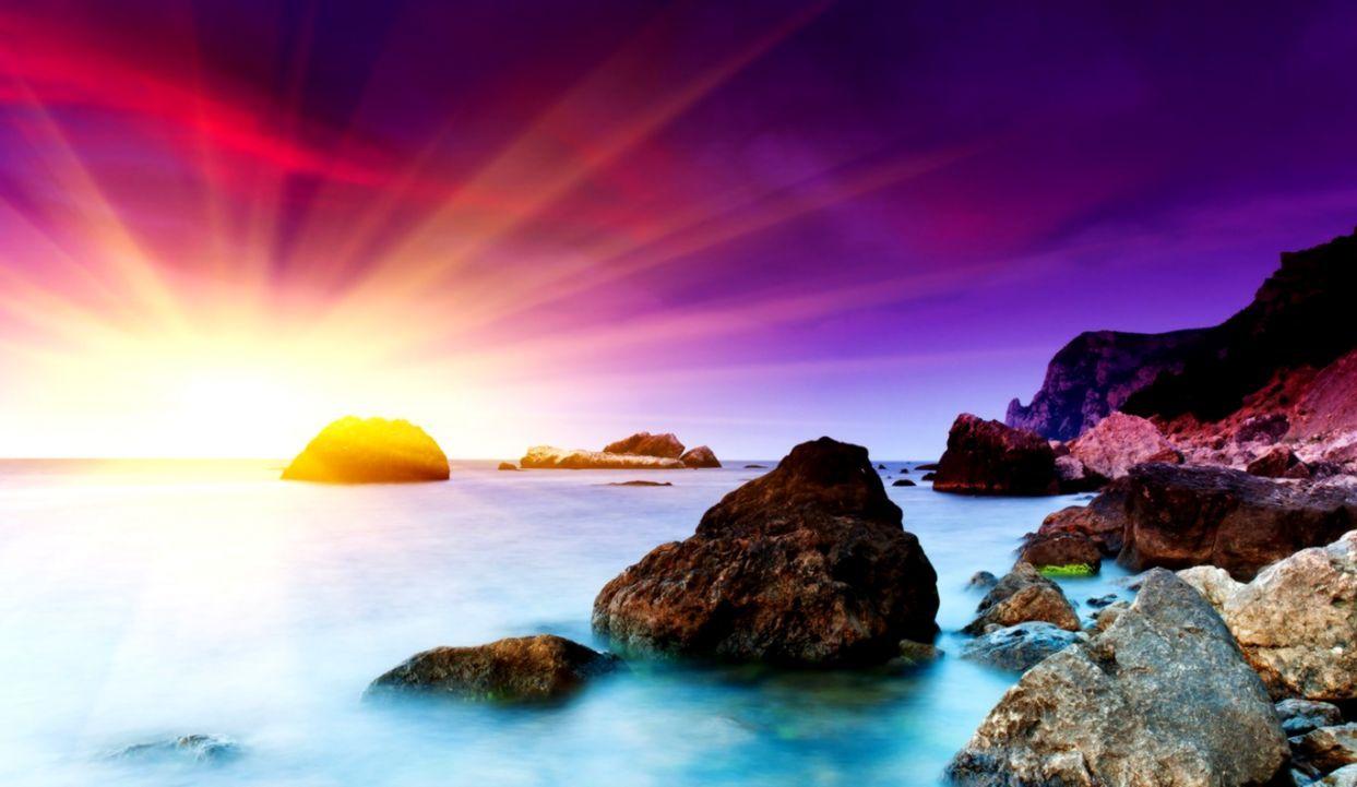 1243x721 Beach Blue Sky Wallpaper Wallpaper Legend Sunrise Background Wallpaper & Background Download