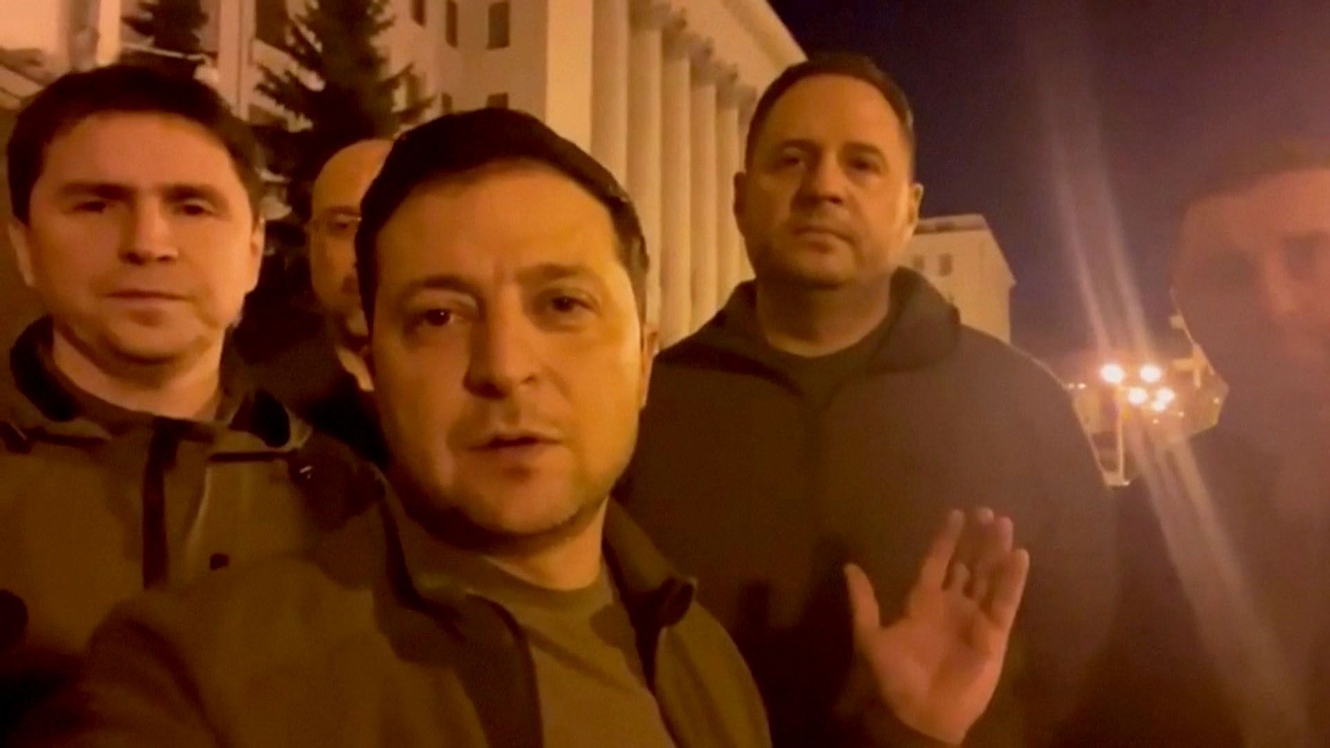 1920x1080 President Zelenskyy posts defiant selfie video from Ukraine's capital