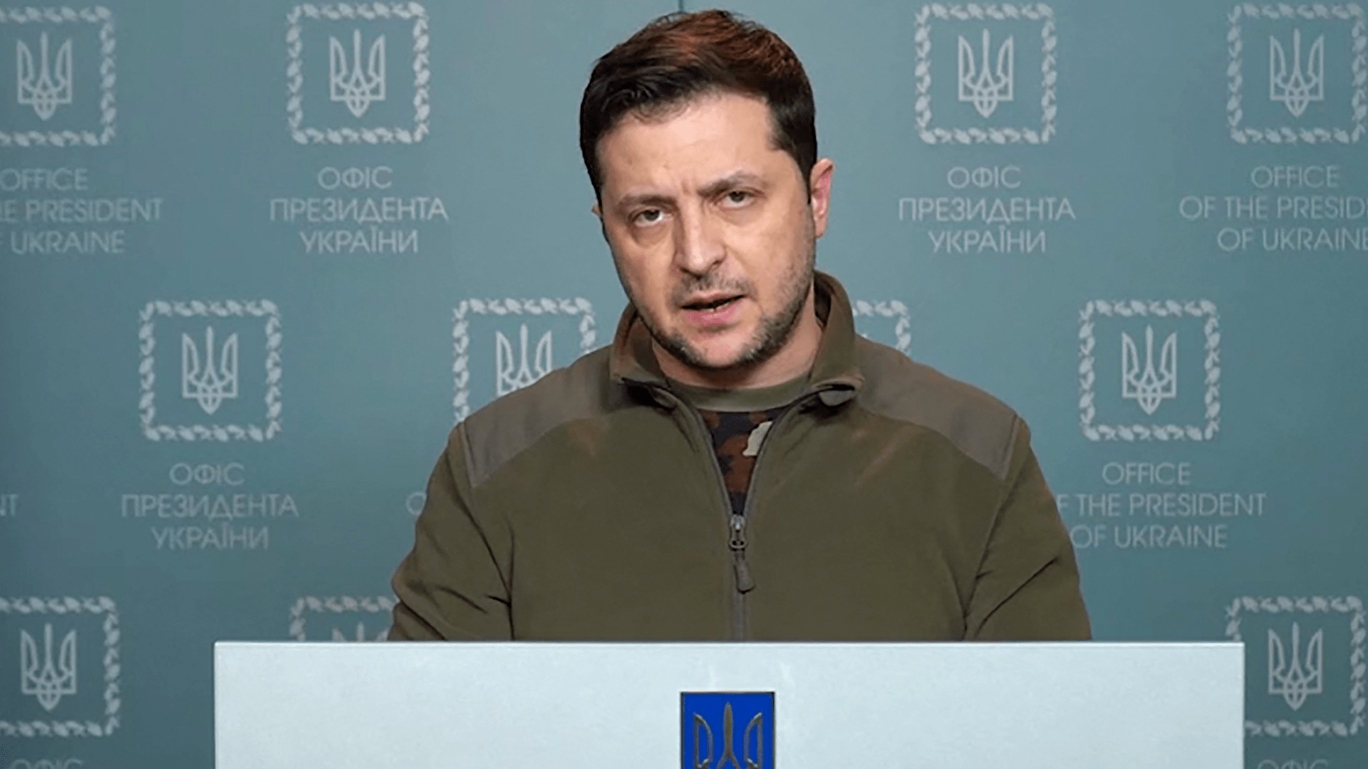 1920x1080 Zelensky addresses the nation after Russian and Ukrainian talks