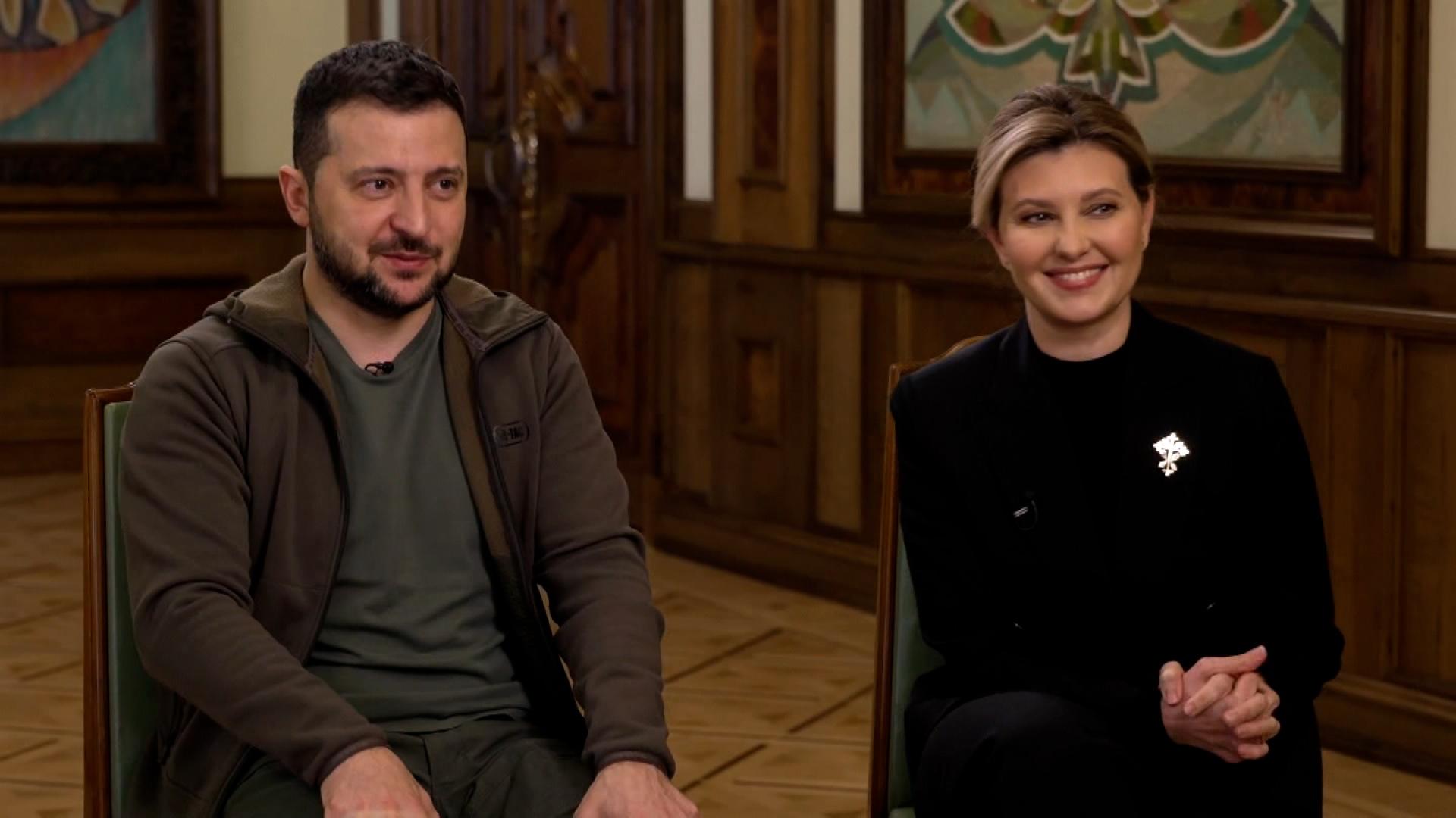 1920x1080 Exclusive Interview with President Zelensky and His Wife. Amanpour and Company