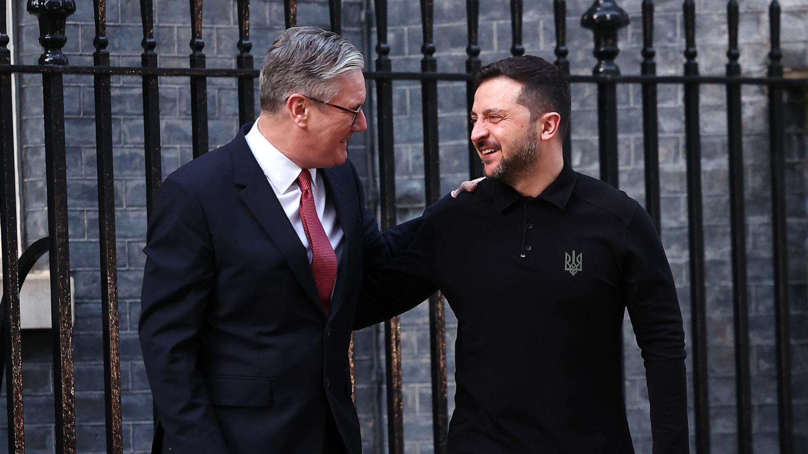1600x900 Zelenskyy receives warm welcome from British prime minister, a day after White House blowup
