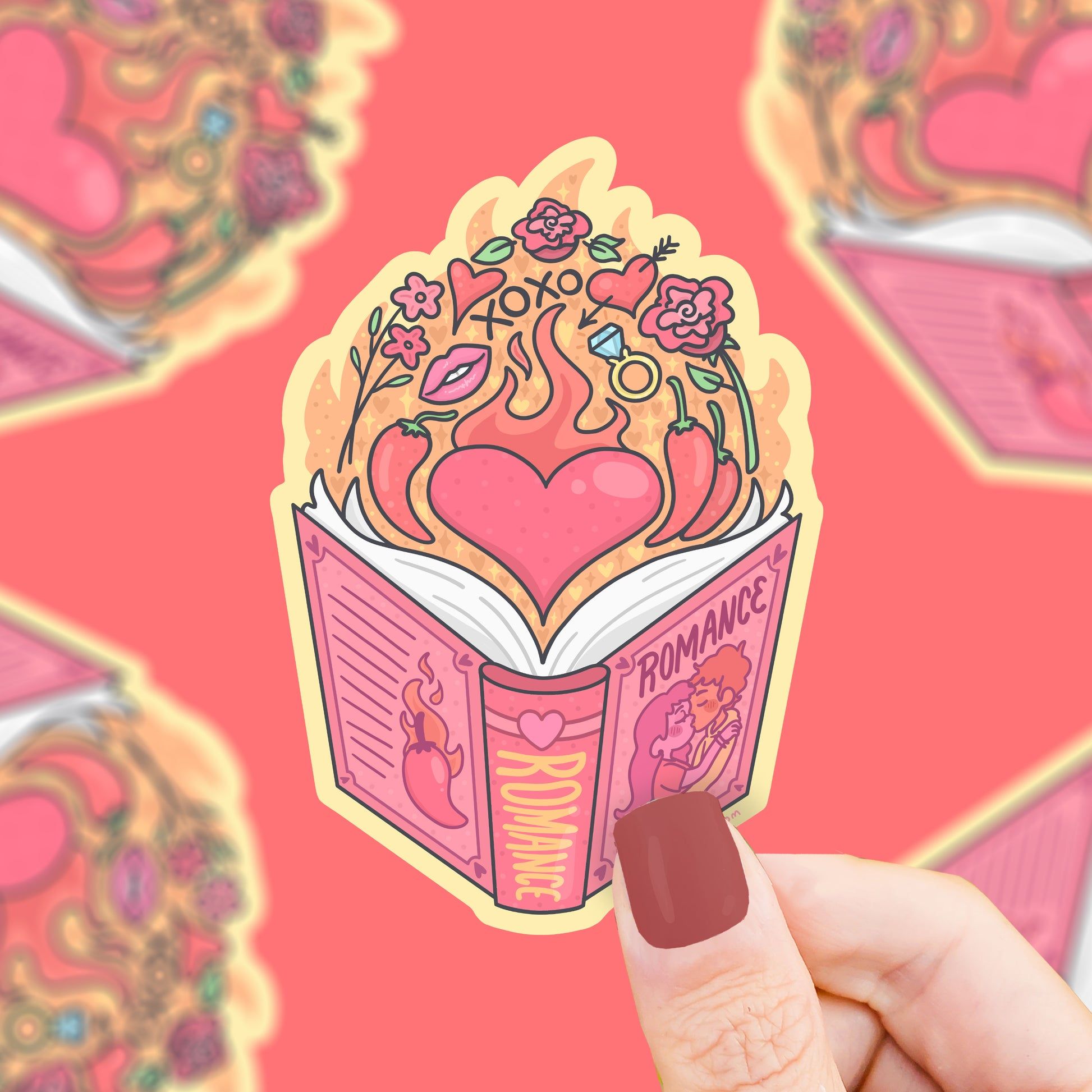 1946x1946 Spicy Smut Romance Book Club Vinyl Sticker