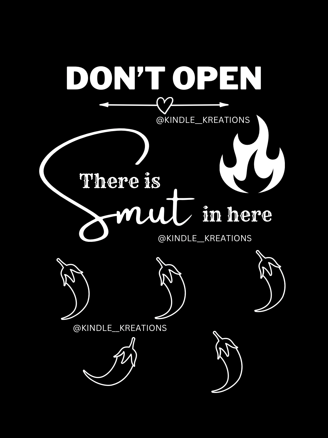 1080x1440 SMUT IN HERE KINDLE SCREEN SAVER