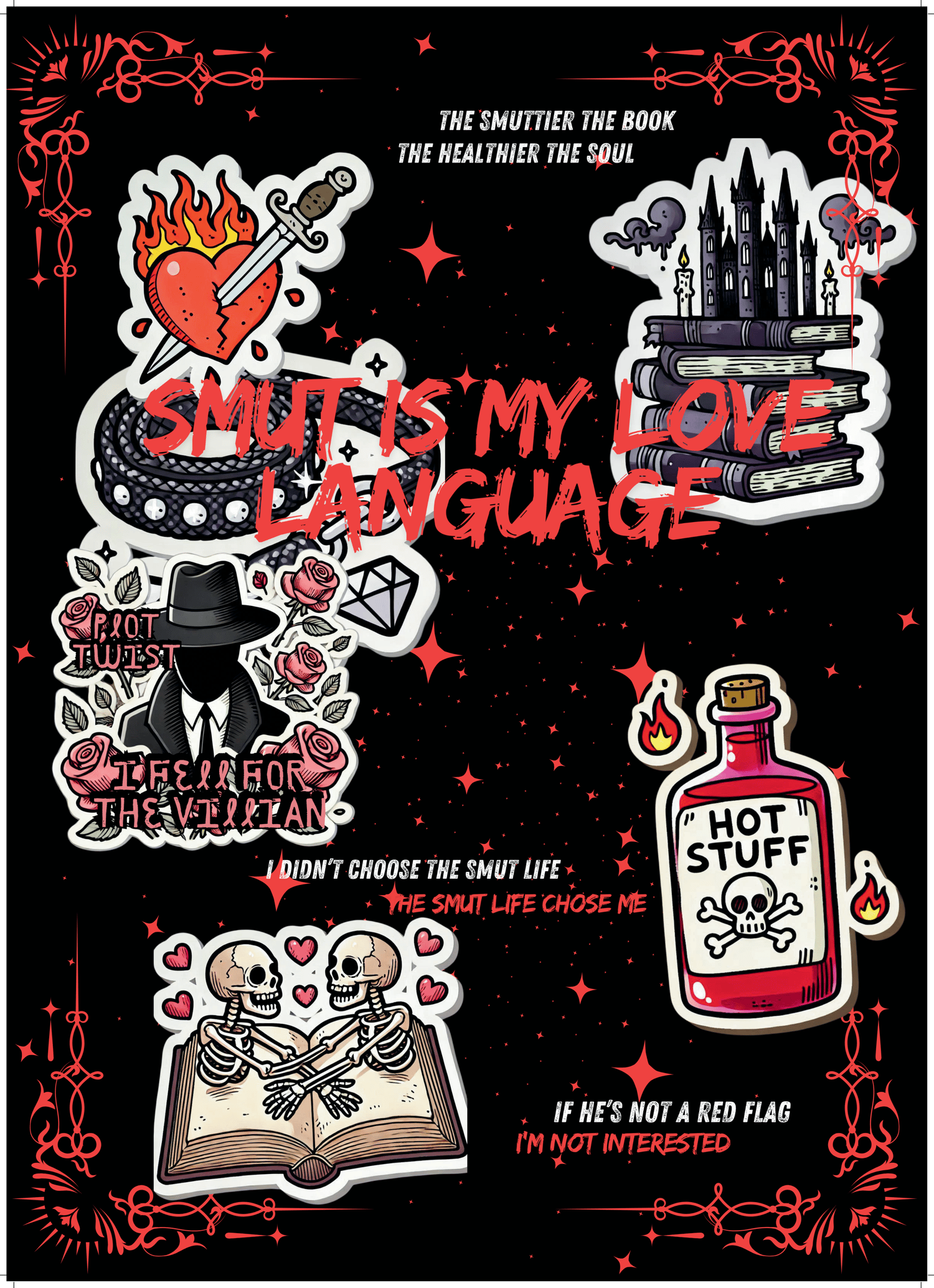 1500x2068 Smut. DarkRomance Kindle Insert Designs