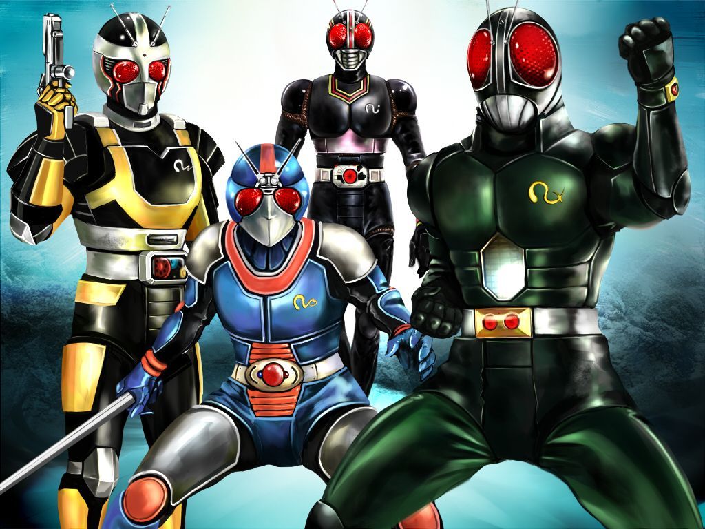 1024x768 Anime Kamen Rider Wallpaper